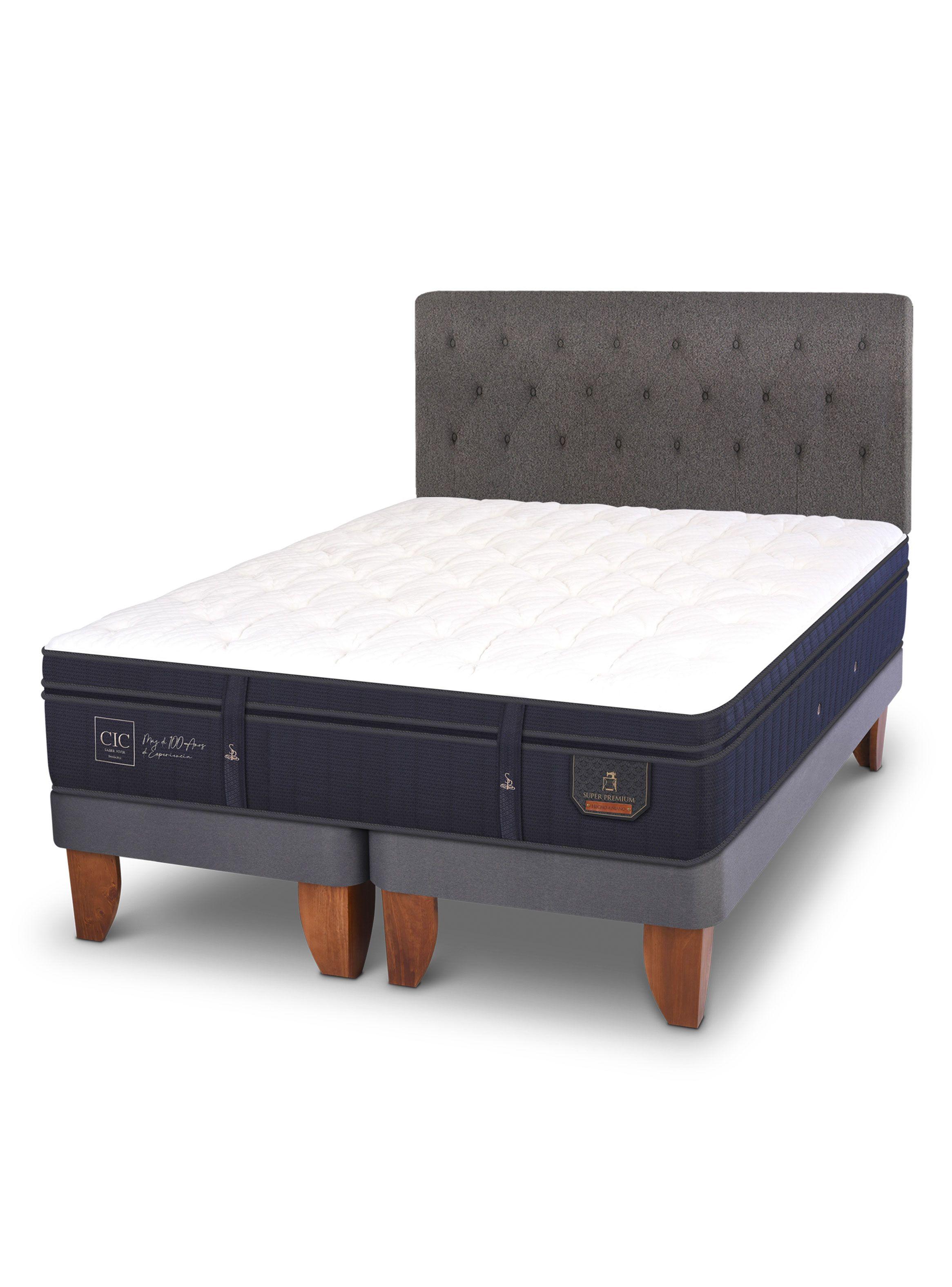 Cama Europea Super Premium King + Respaldo Kavery-0