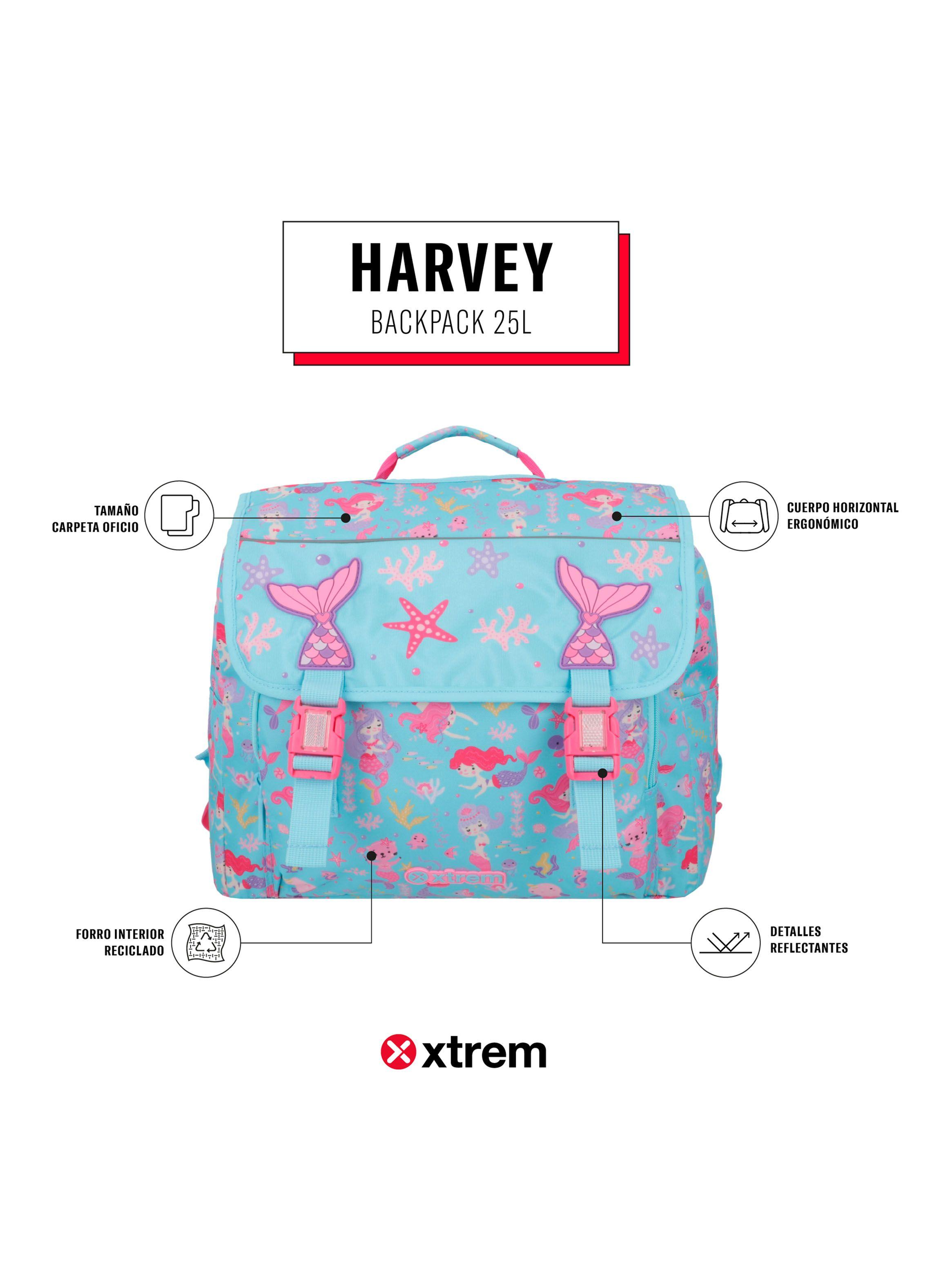 Mochila Harvey 5Xt Celeste-1
