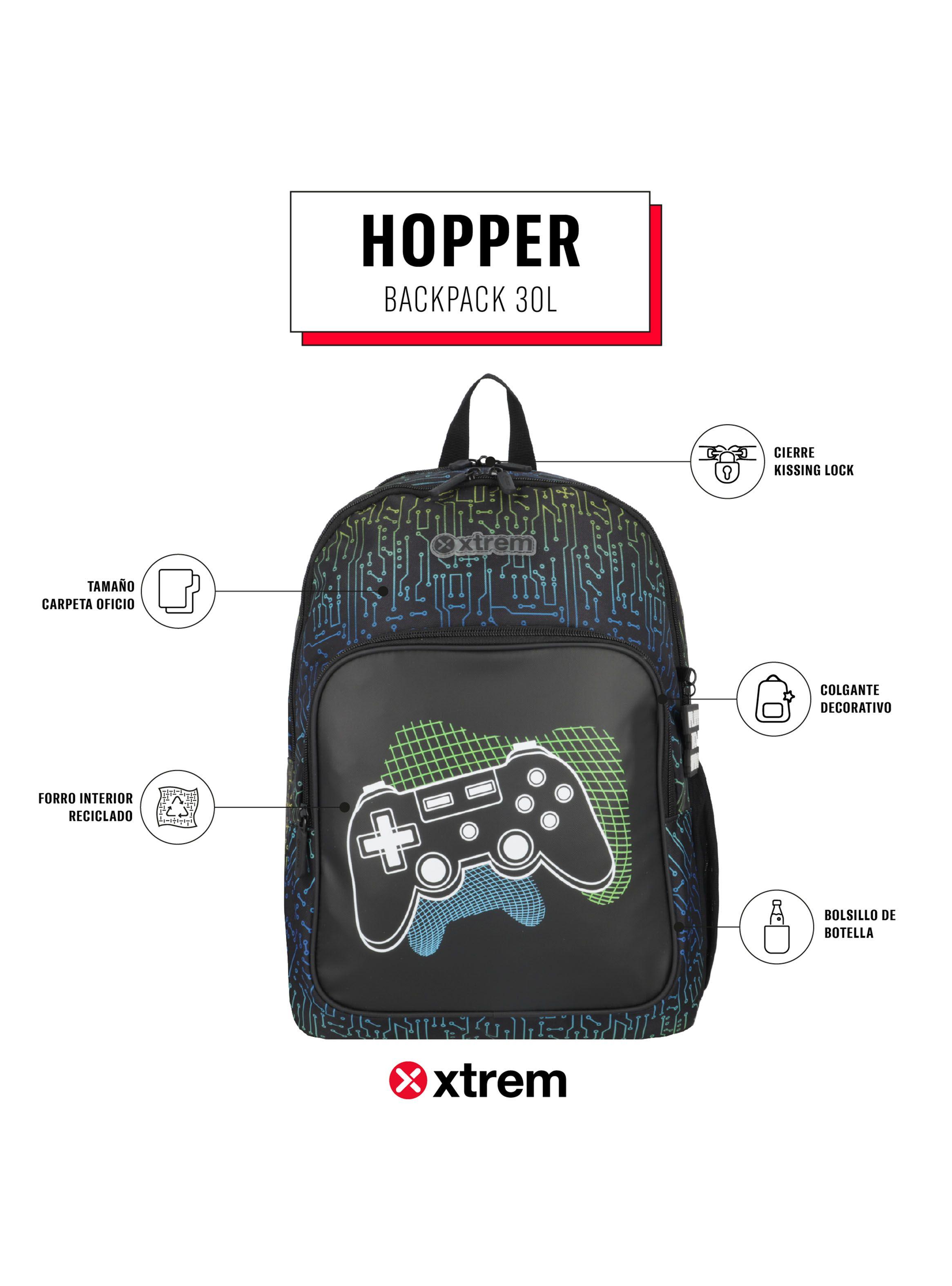 Mochila Hopper 5Xt Gamer Negro-4