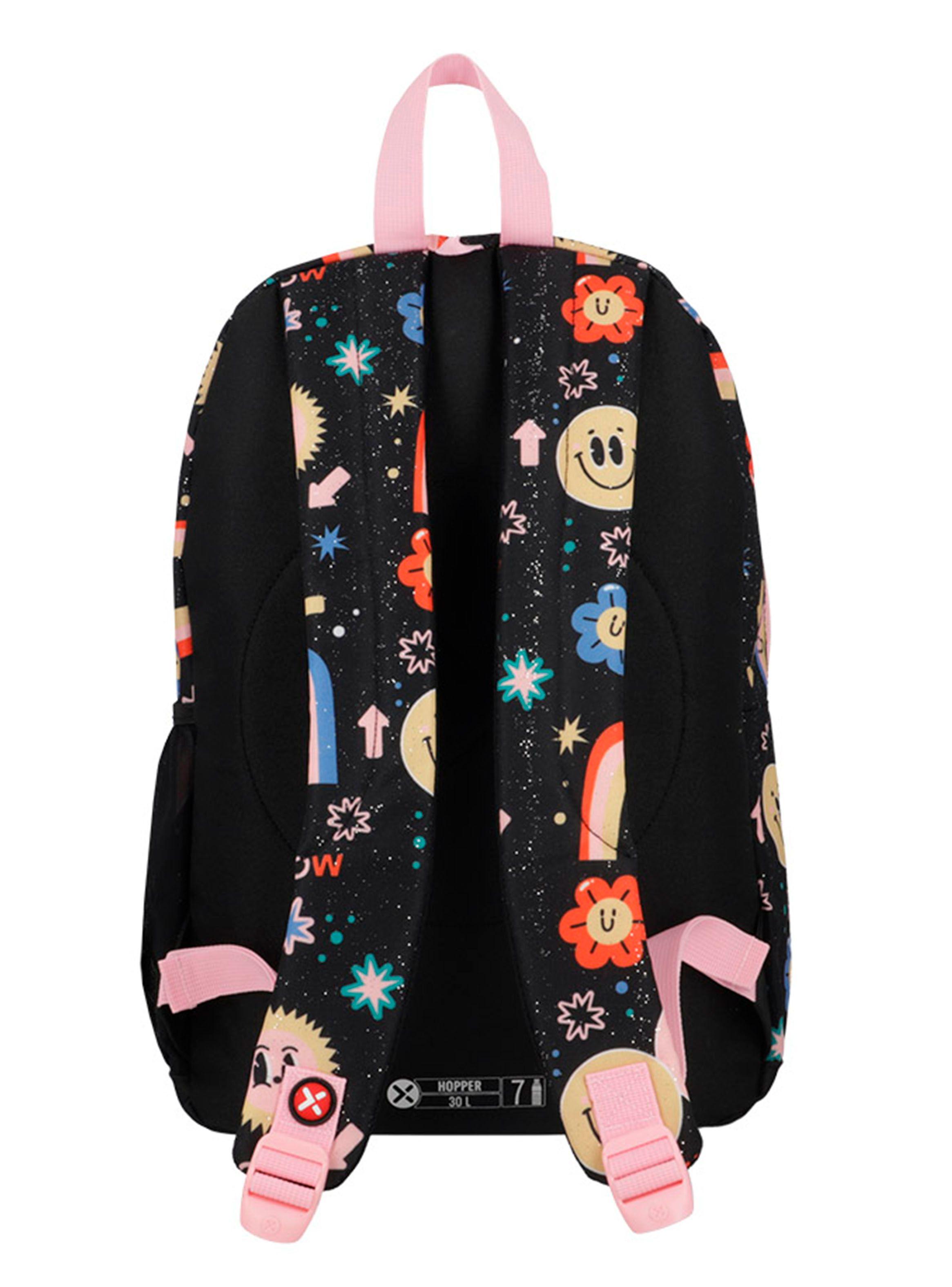 Mochila Hopper 5Xt Arcoíris Negro-1