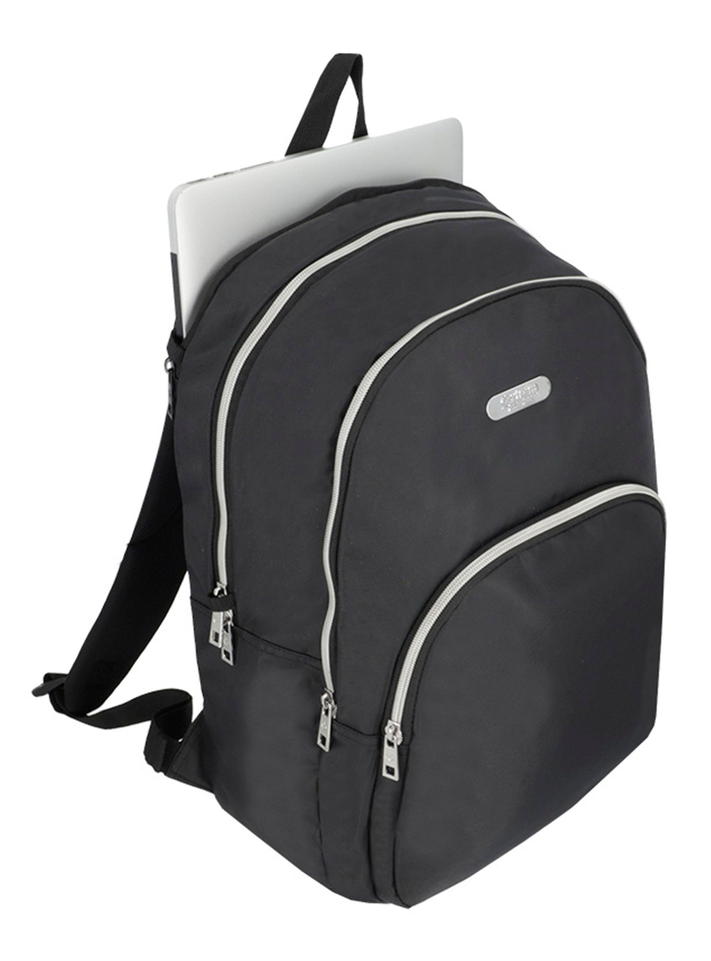Mochila Notebook Kansas 5Xt Negro/Plateado 15"-3
