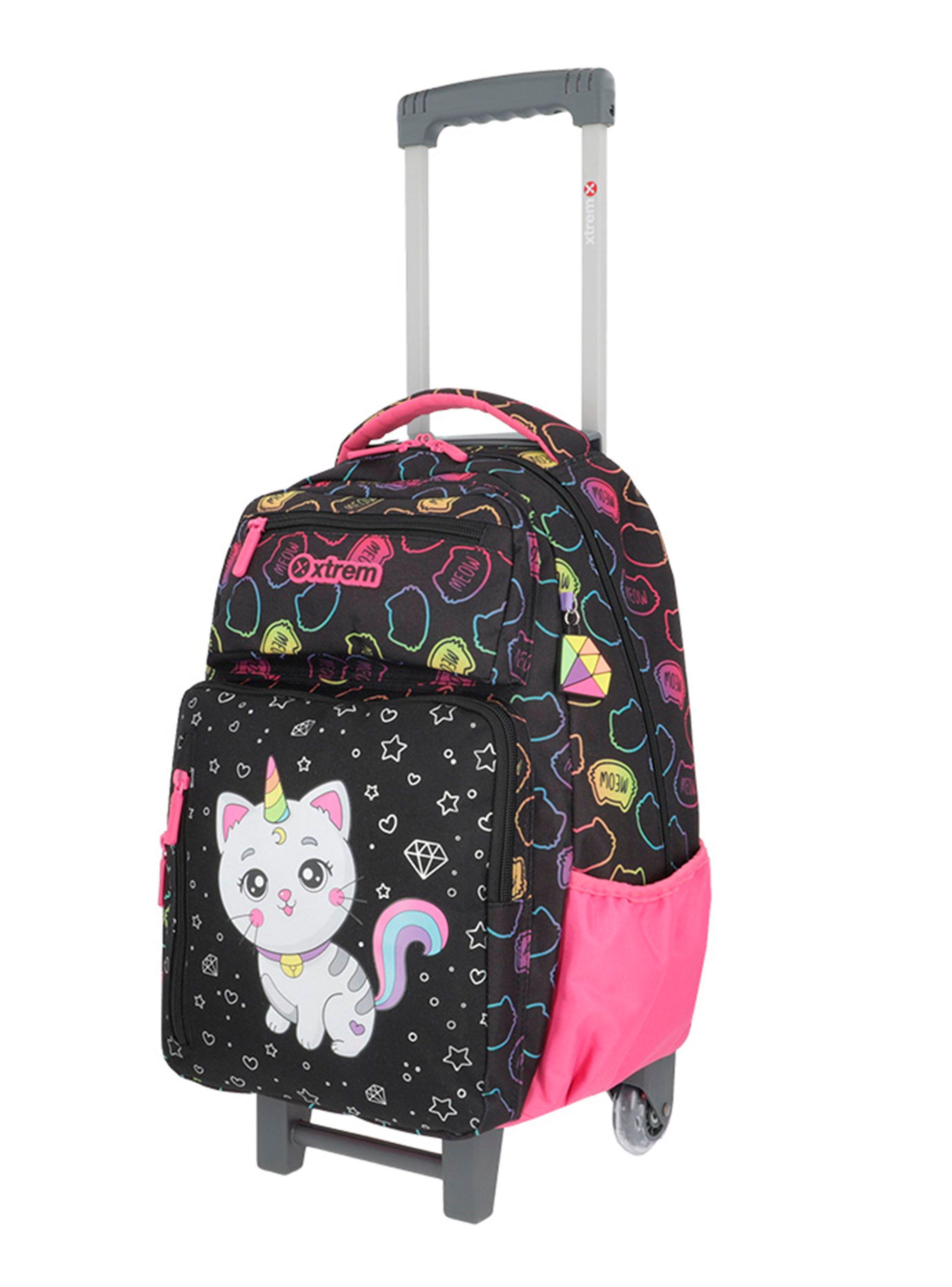 Pack Mochila con Ruedas Run 5Xt Gato Negro-1