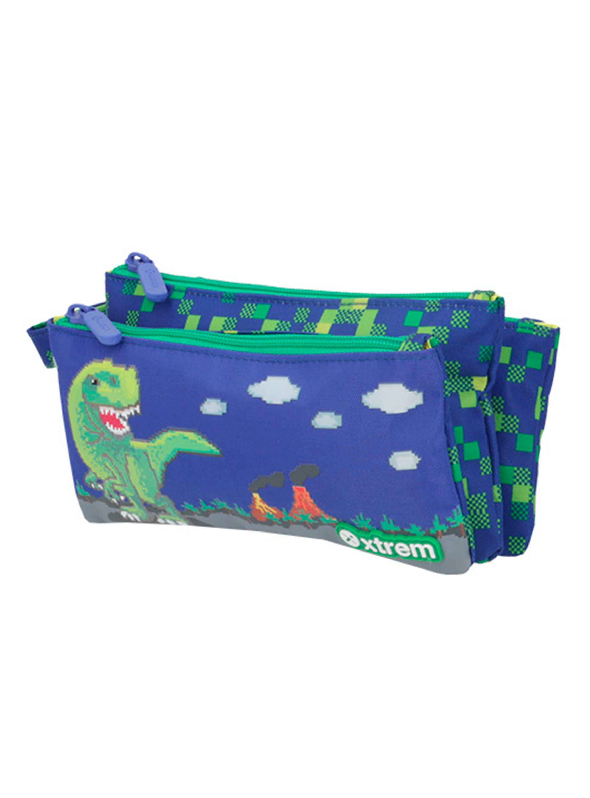 Estuche Trinity 5Xt Dino Azul-2