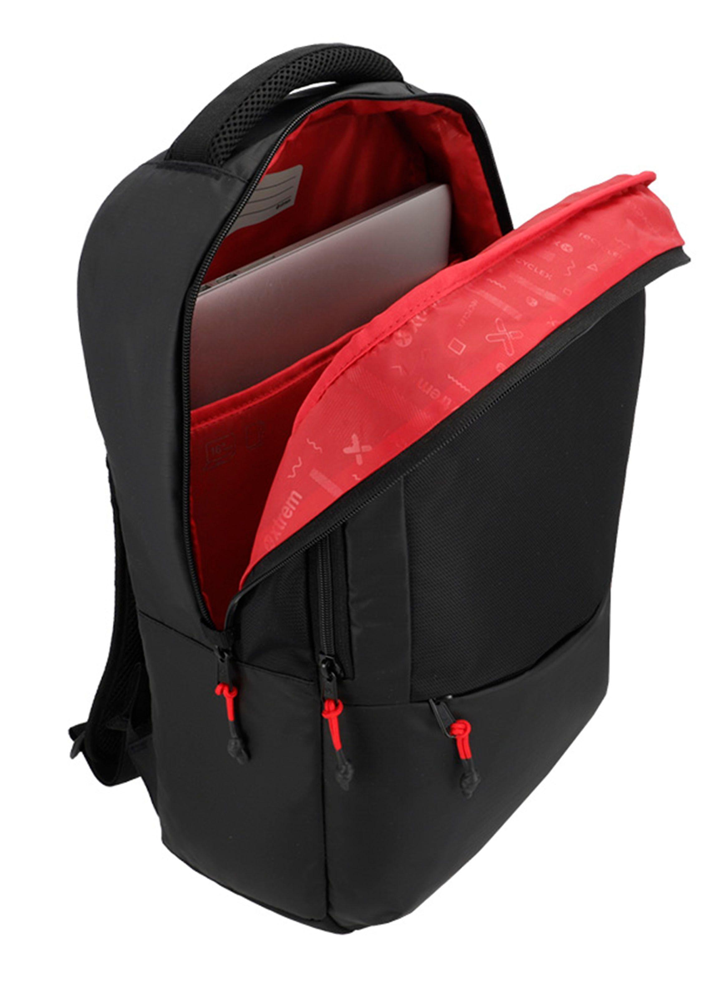 Mochila Notebook Redwood 5Xt Negro/Rojo 16"-3