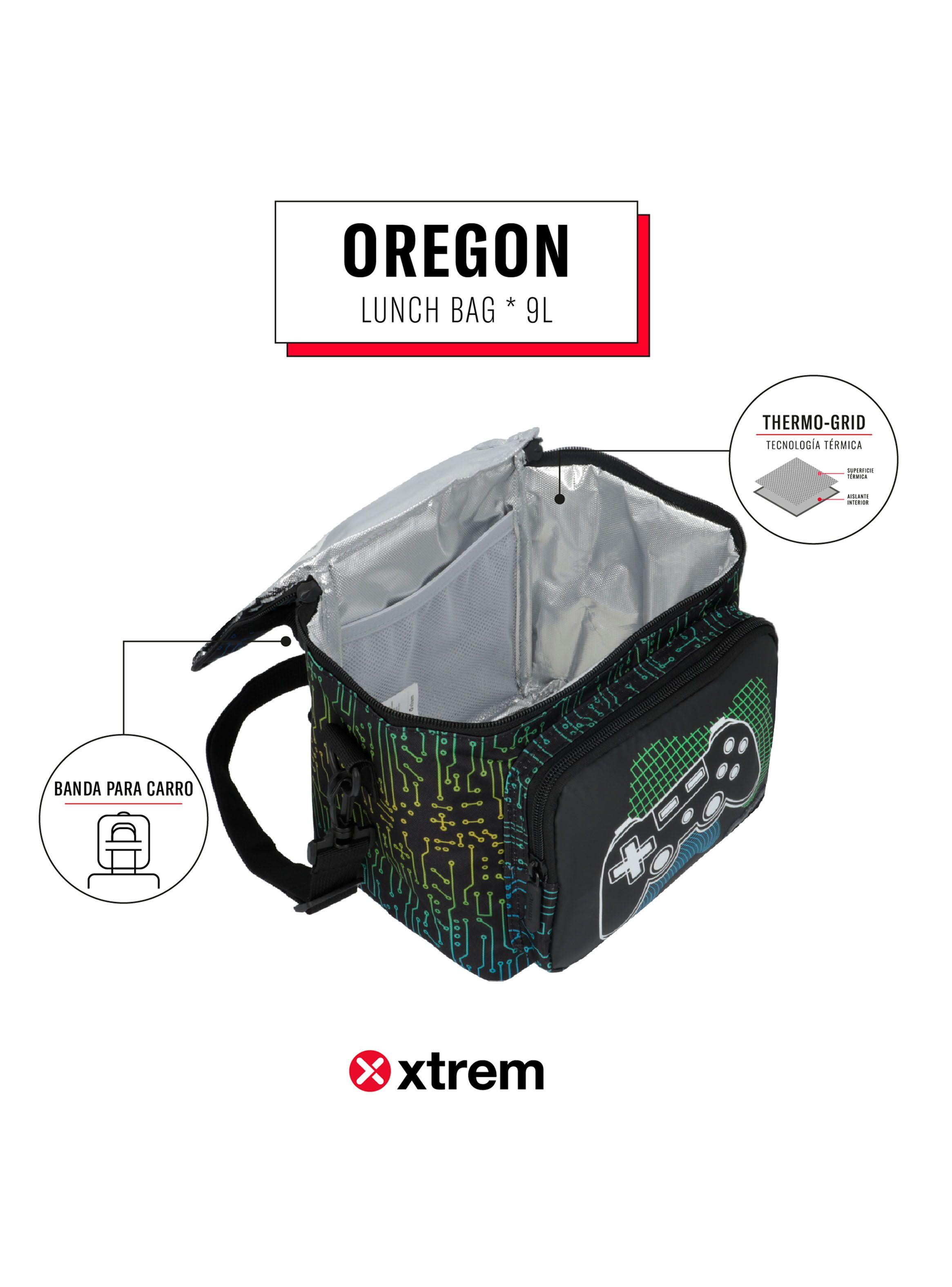 Lonchera Térmica Oregon 5Xt Gamer Negro-4