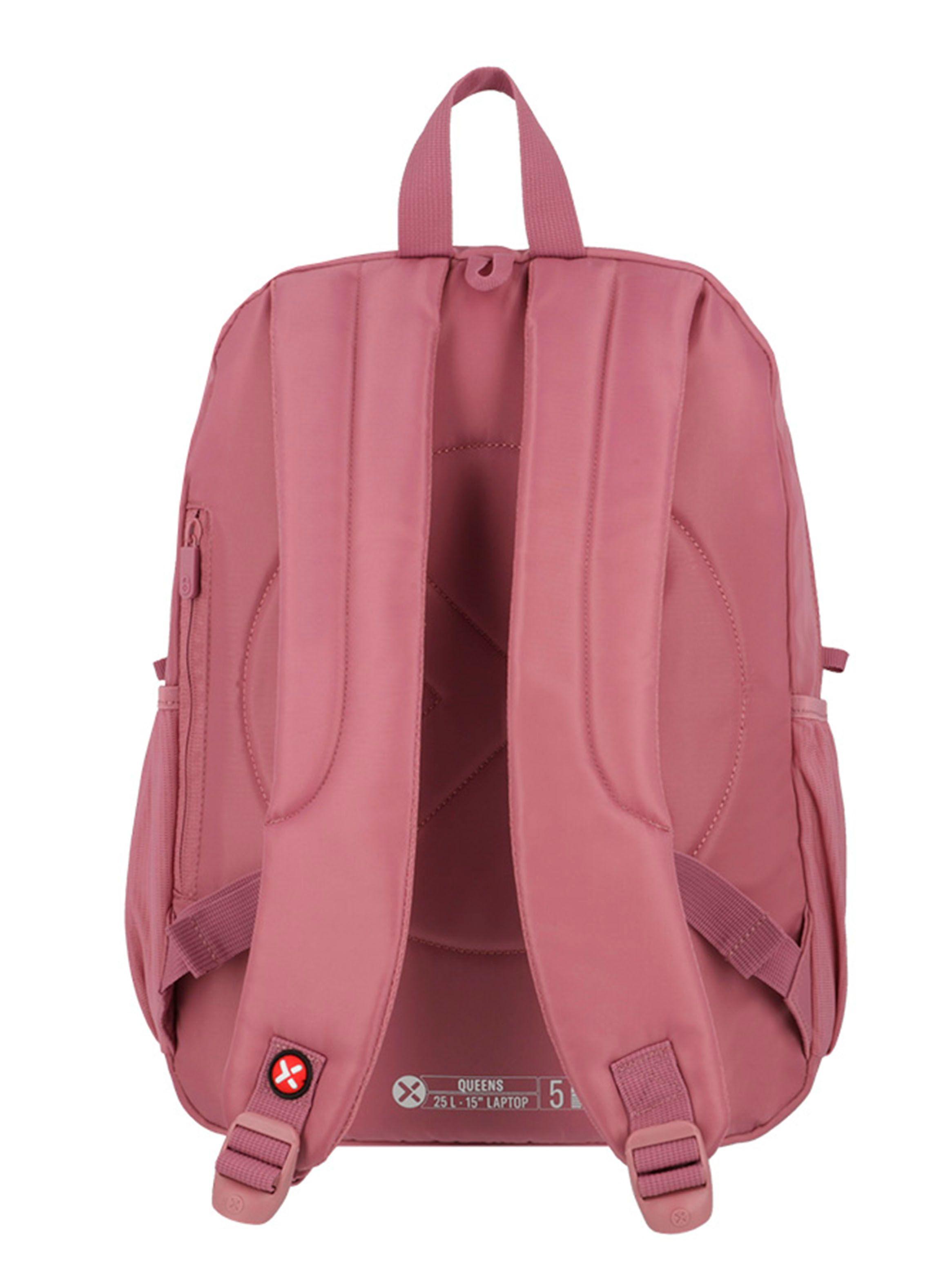 Mochila Notebook Queens 5Xt Rosado 15"-1