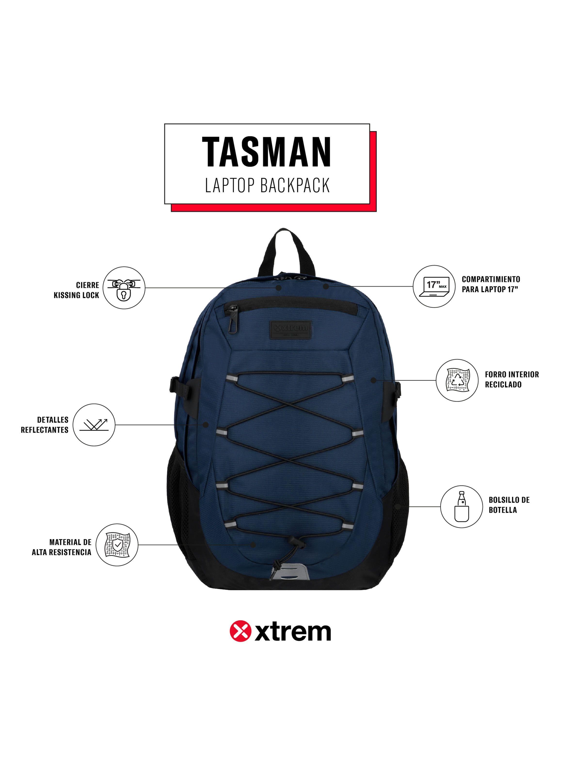Mochila Notebook Tasman 5Xt Azul 17"-4