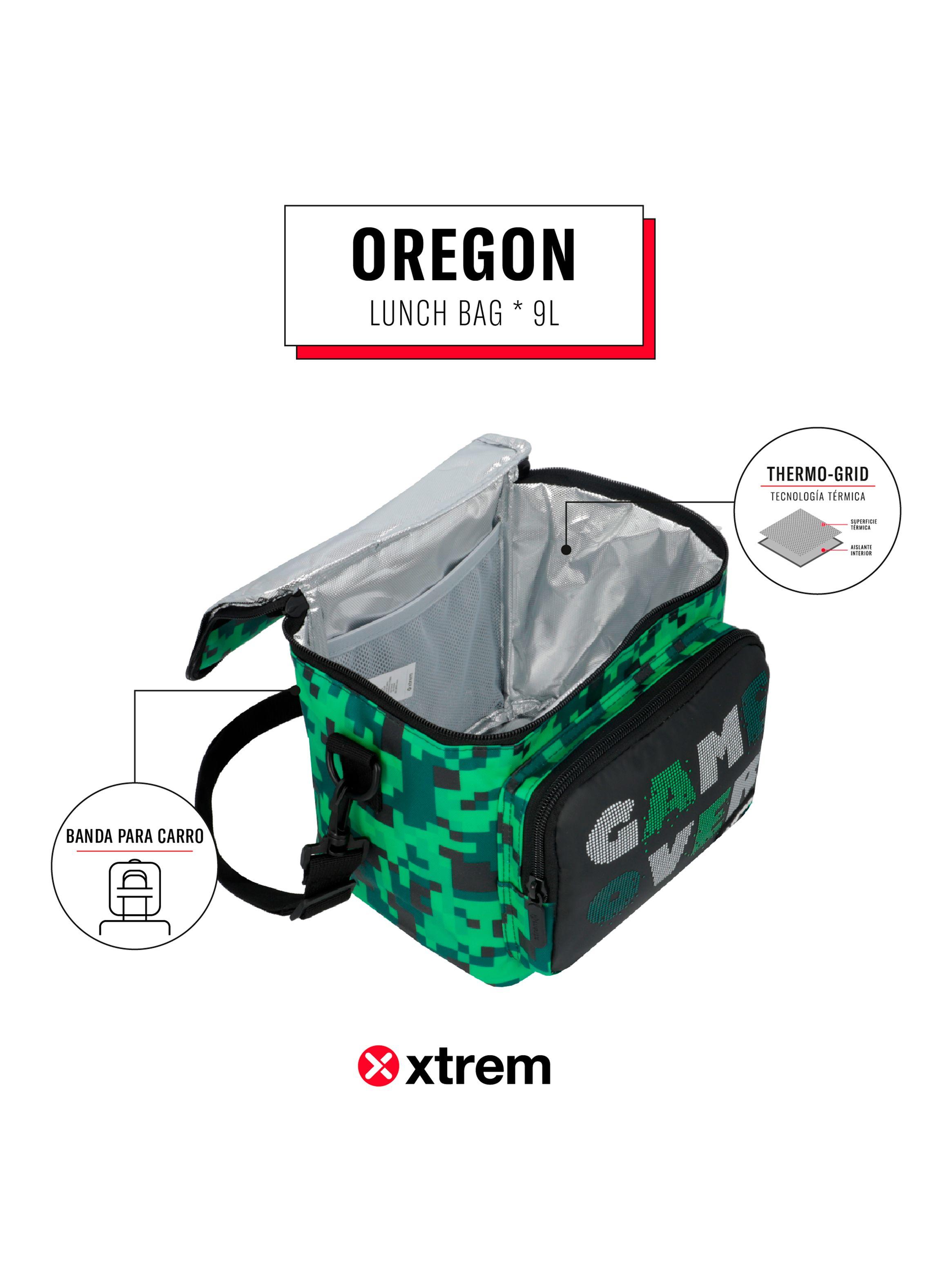 Lonchera Térmica Oregon 5Xt Pixels Verde-4