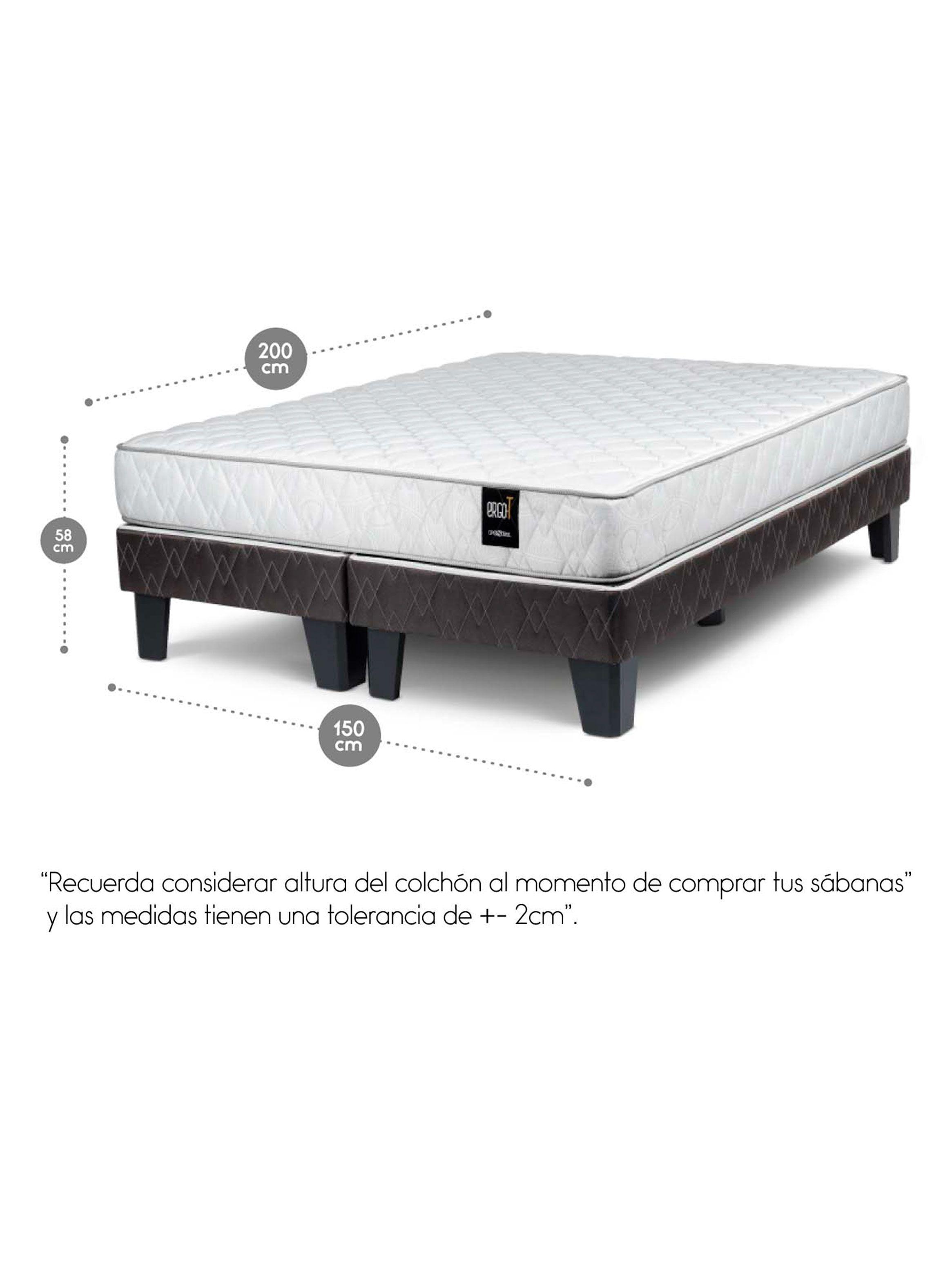 Cama Europea Ergo-T 2 Plazas Base Dividida-1