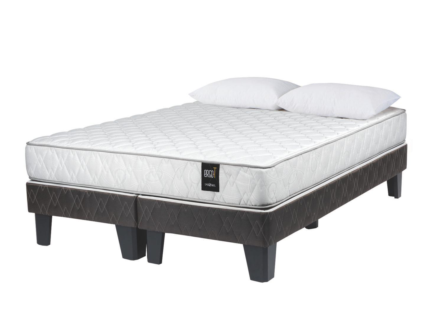 Cama Ergo T 2 Plazas Base Dividida + Almohadas-0