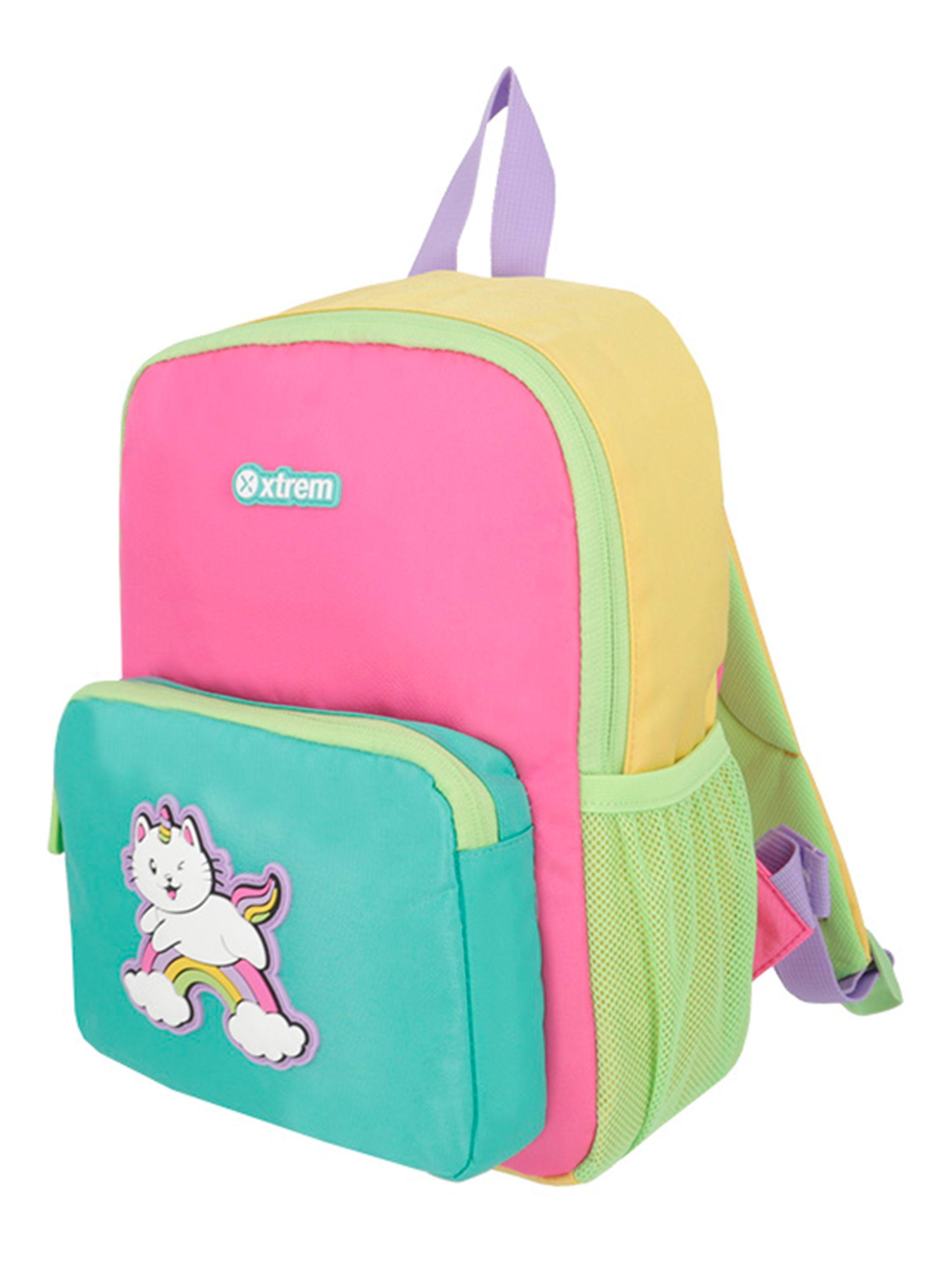 Mochila Play-Time 5Xt Gato Verde Menta-2