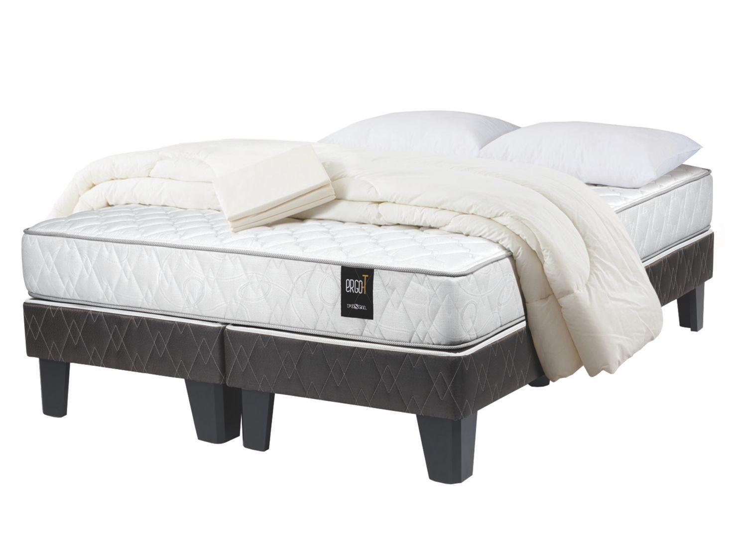 Cama Ergo T King + Set Textil-0
