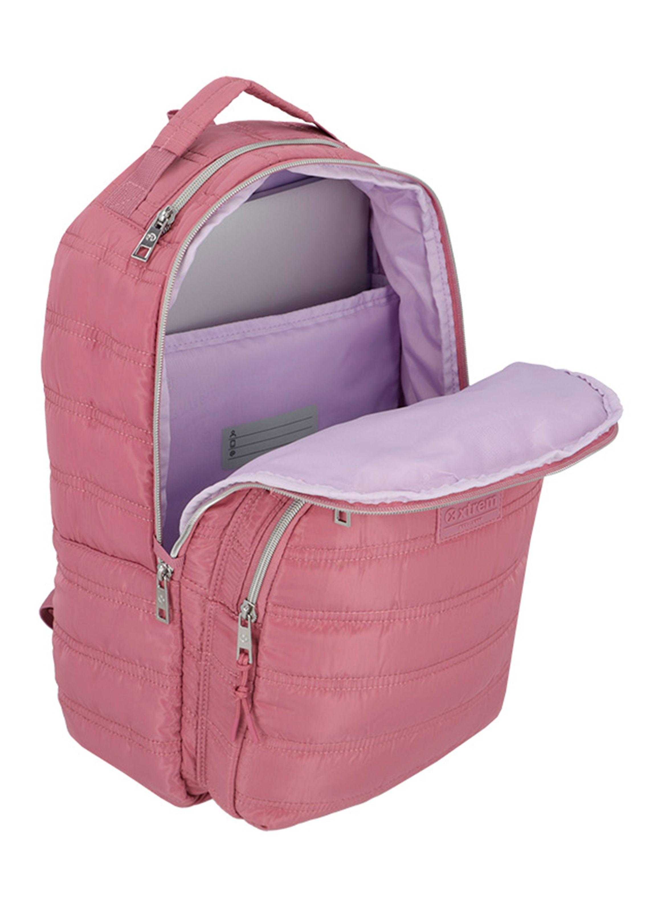 Mochila Notebook Vermont 5Xt Rosado/Plateado 15"-3