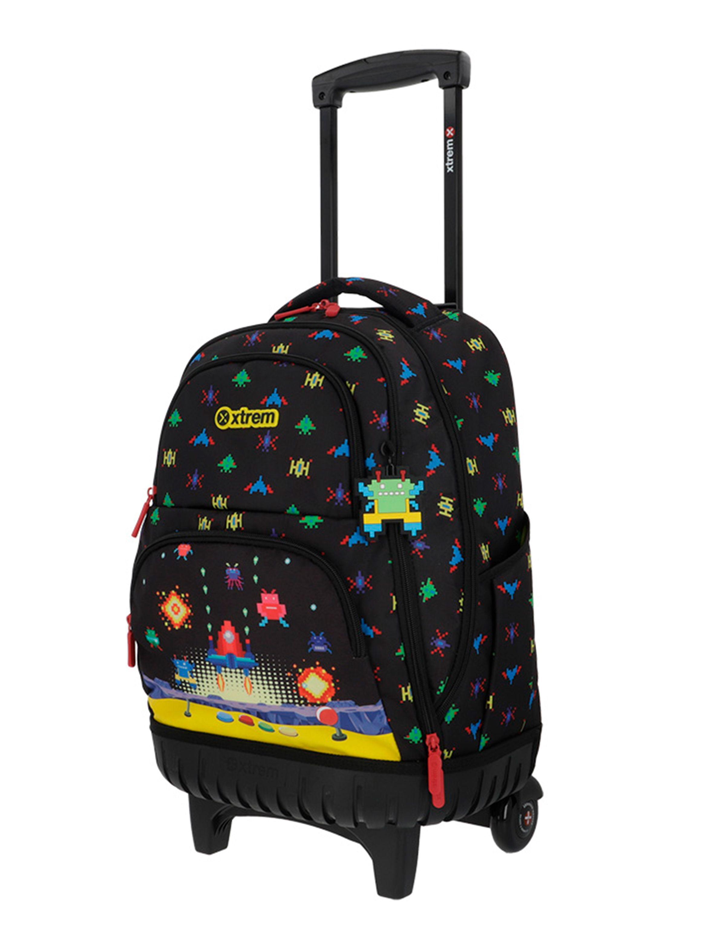 Mochila Con Ruedas Cross 2.0 5Xt Arcade Negro-2