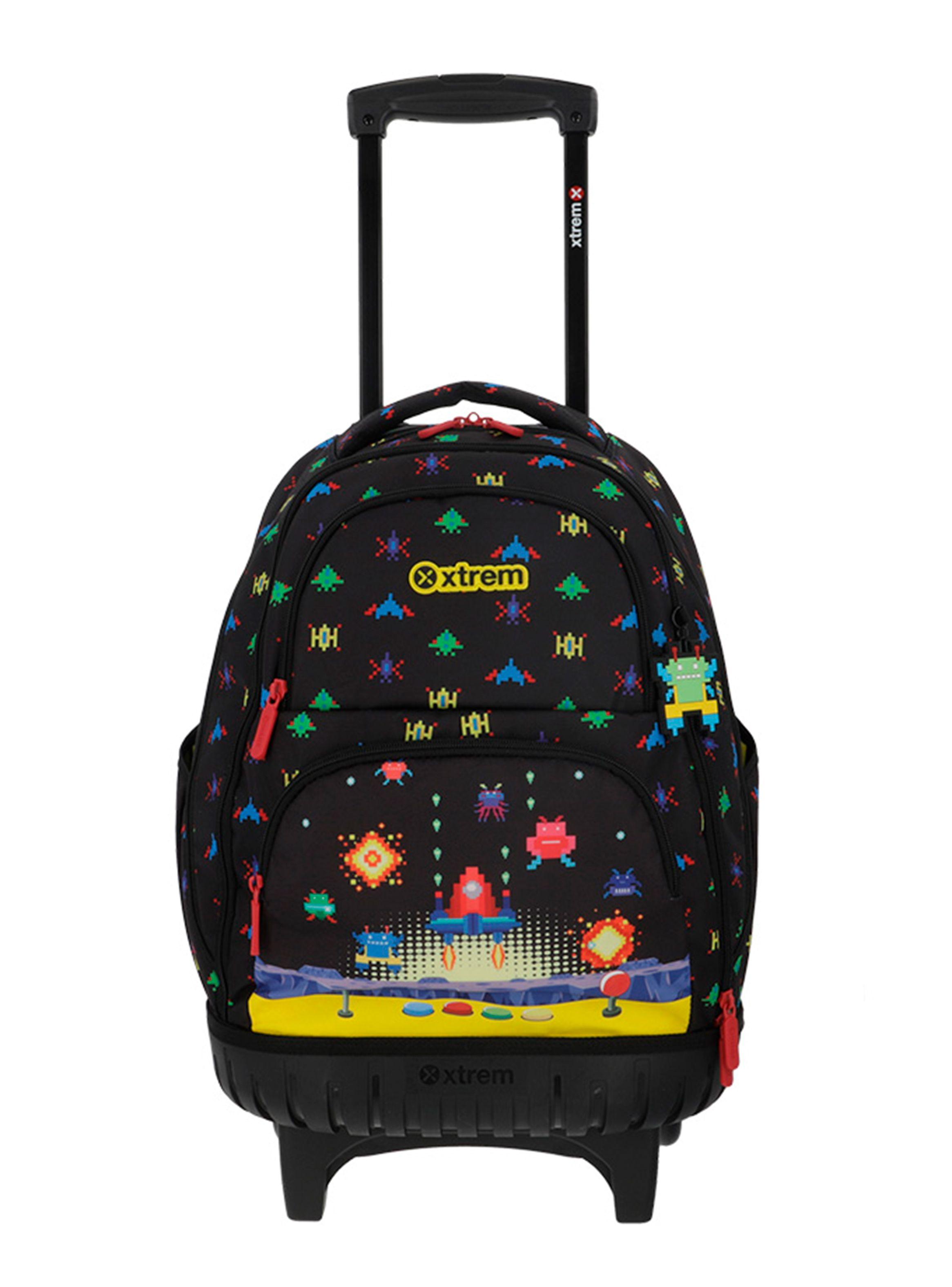 Mochila Con Ruedas Cross 2.0 5Xt Arcade Negro-0