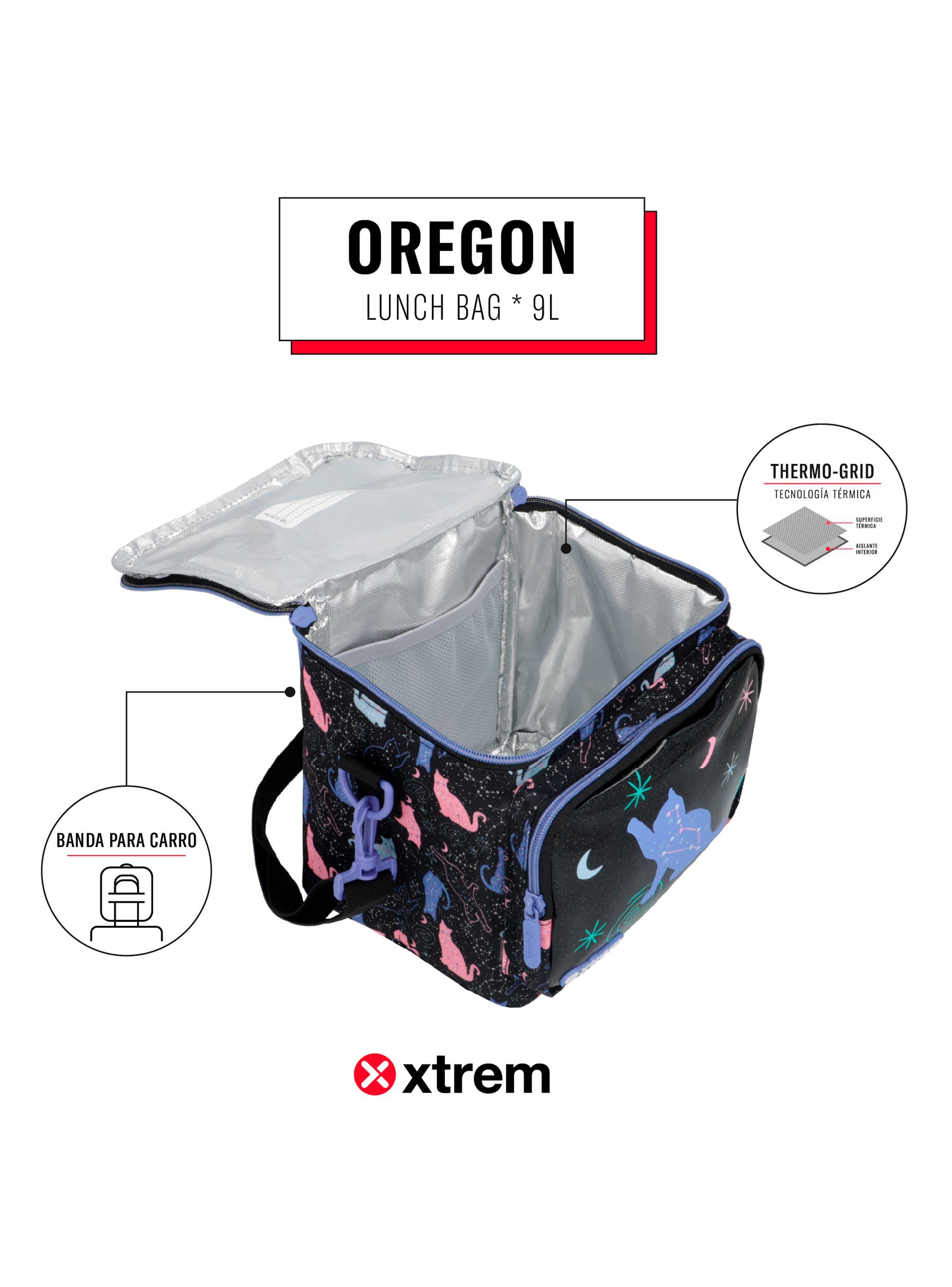 Lonchera Térmica Oregon 5Xt Negro/Púrpura-4