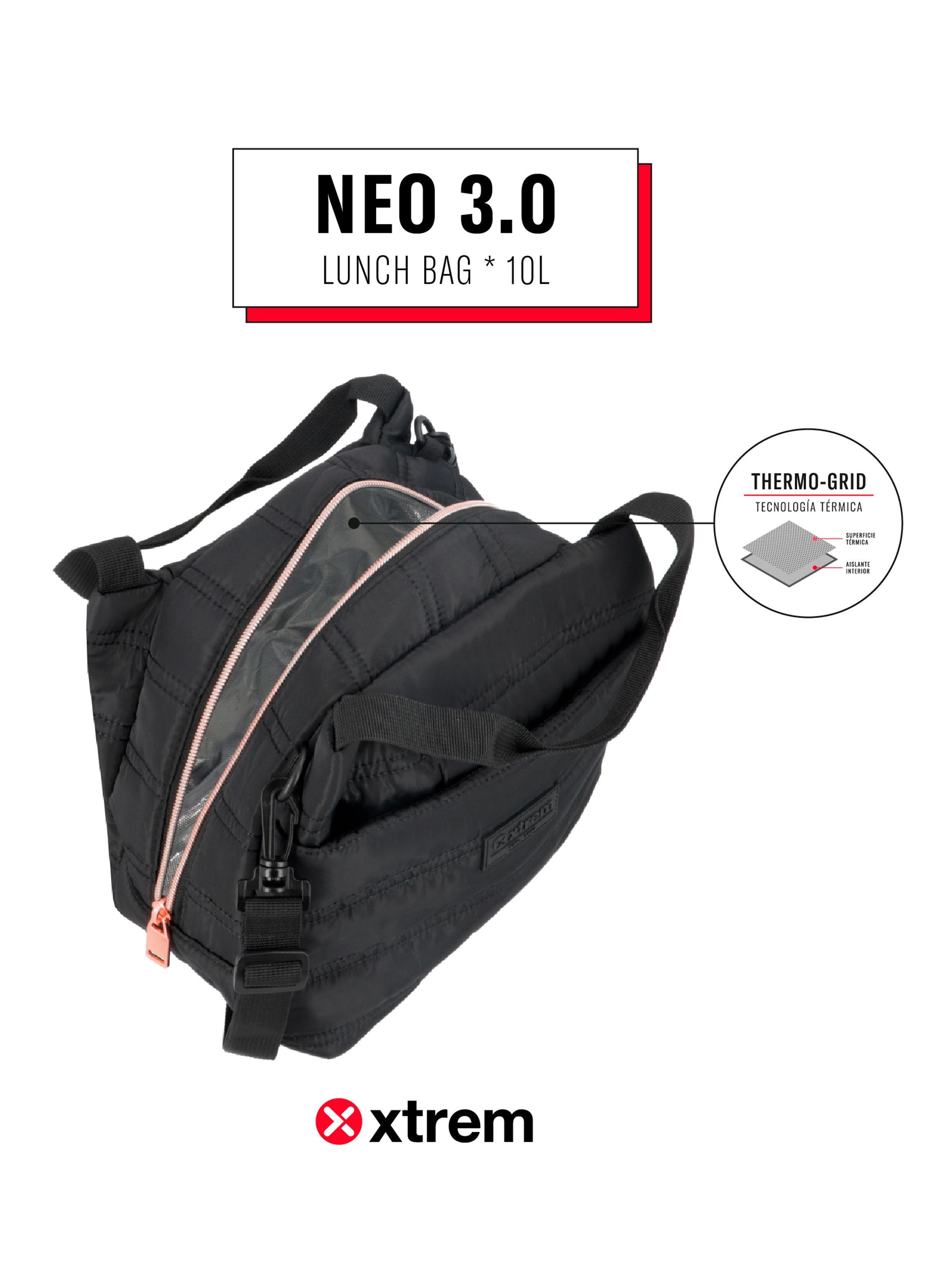 Lonchera Térmica Neo 3.0 5Xt Negro/Rose Gold-4