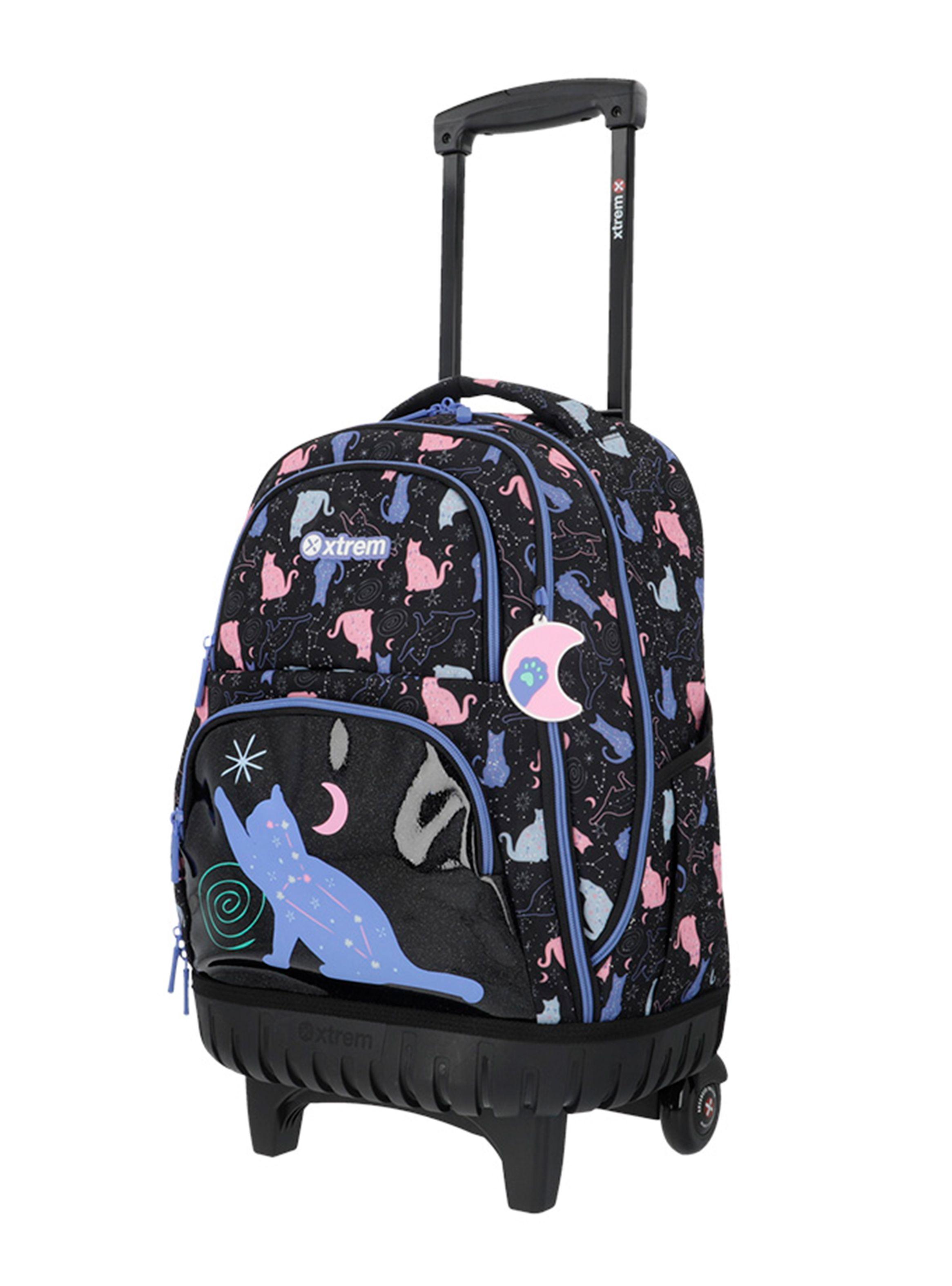 Mochila con Ruedas Cross 2.0 5Xt Negro/Púrpura-2