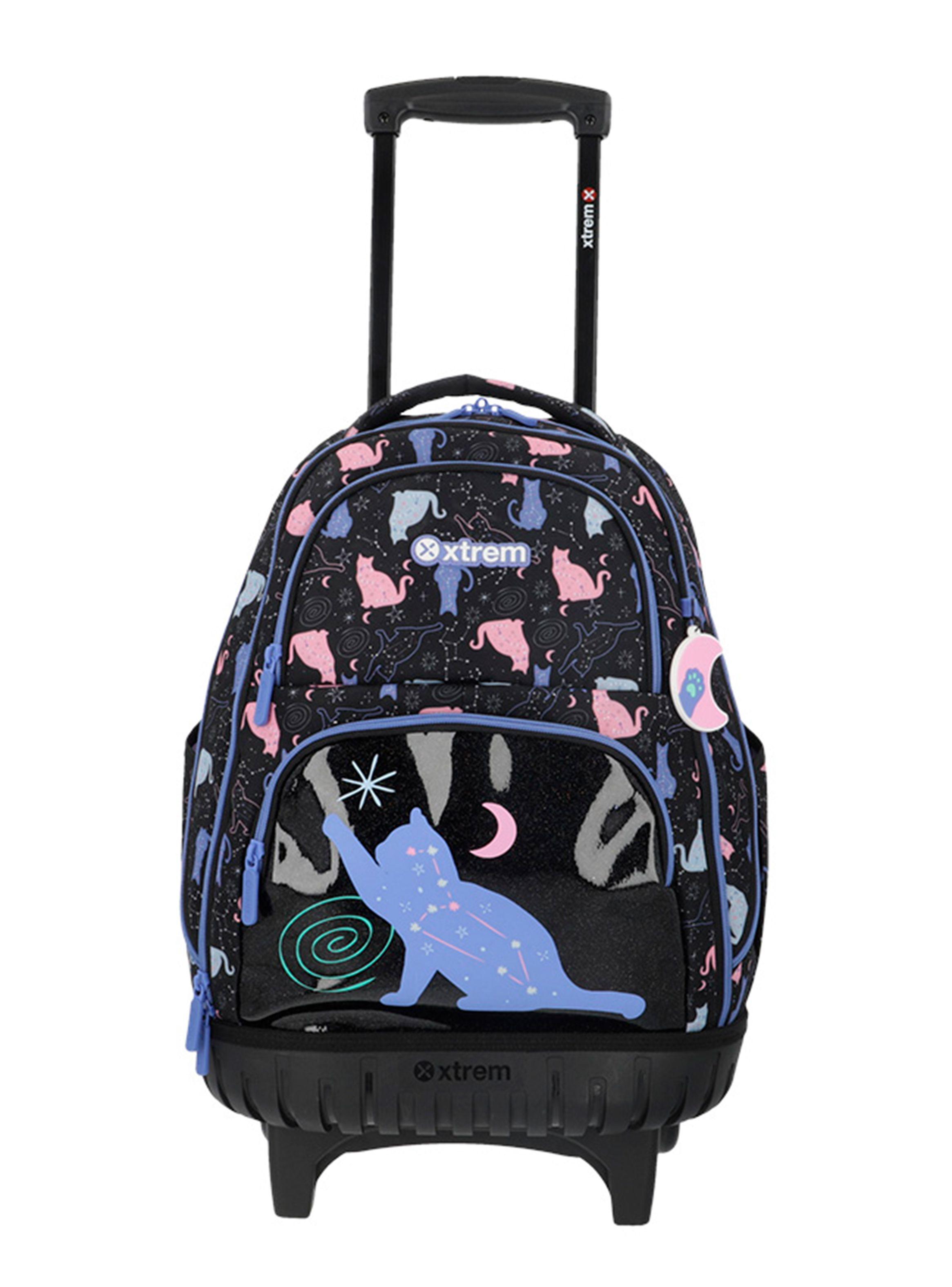 Mochila con Ruedas Cross 2.0 5Xt Negro/Púrpura-0