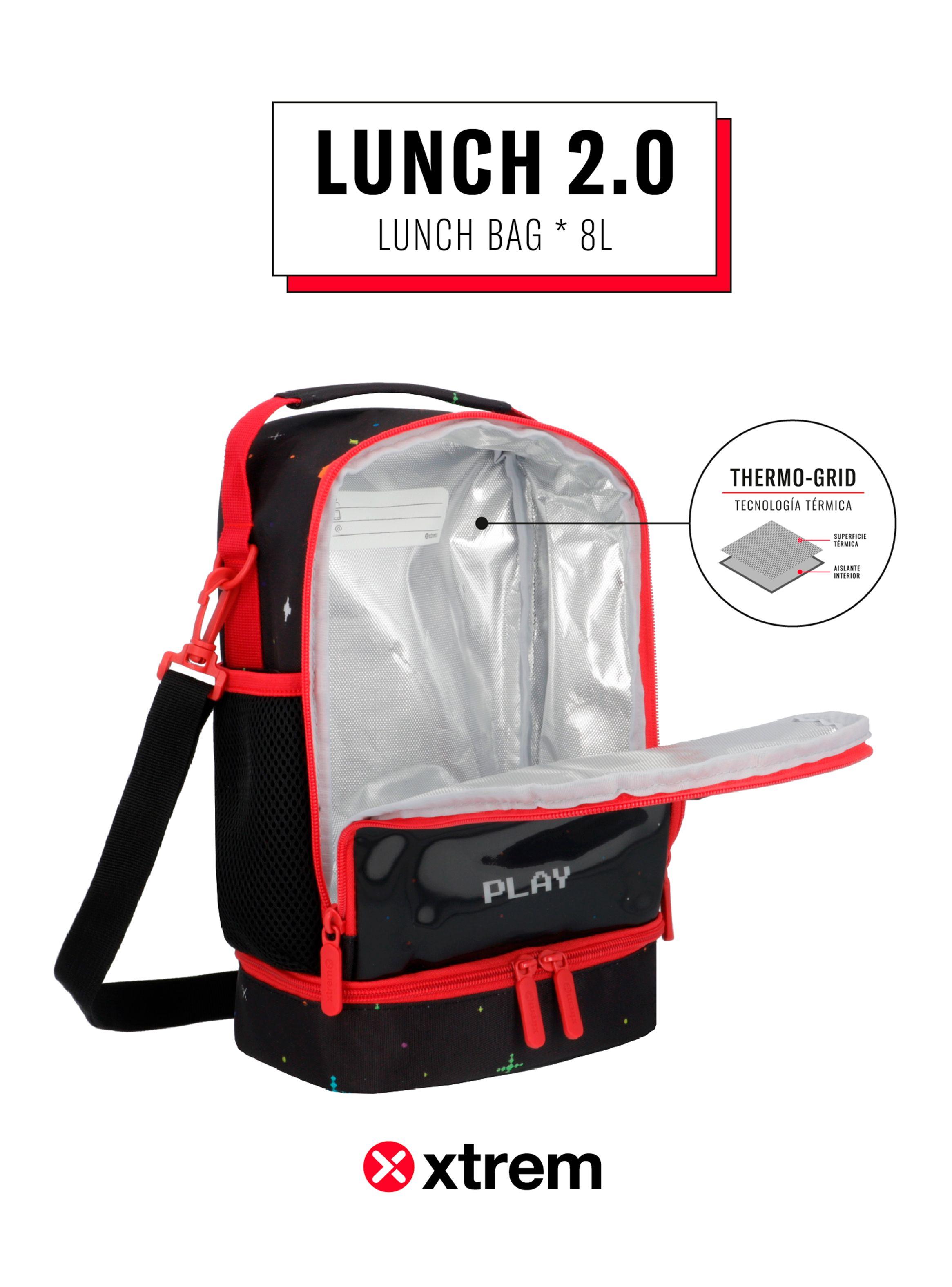 Lonchera Térmica Lunch 2.0 5Xt Gamer Negro-4