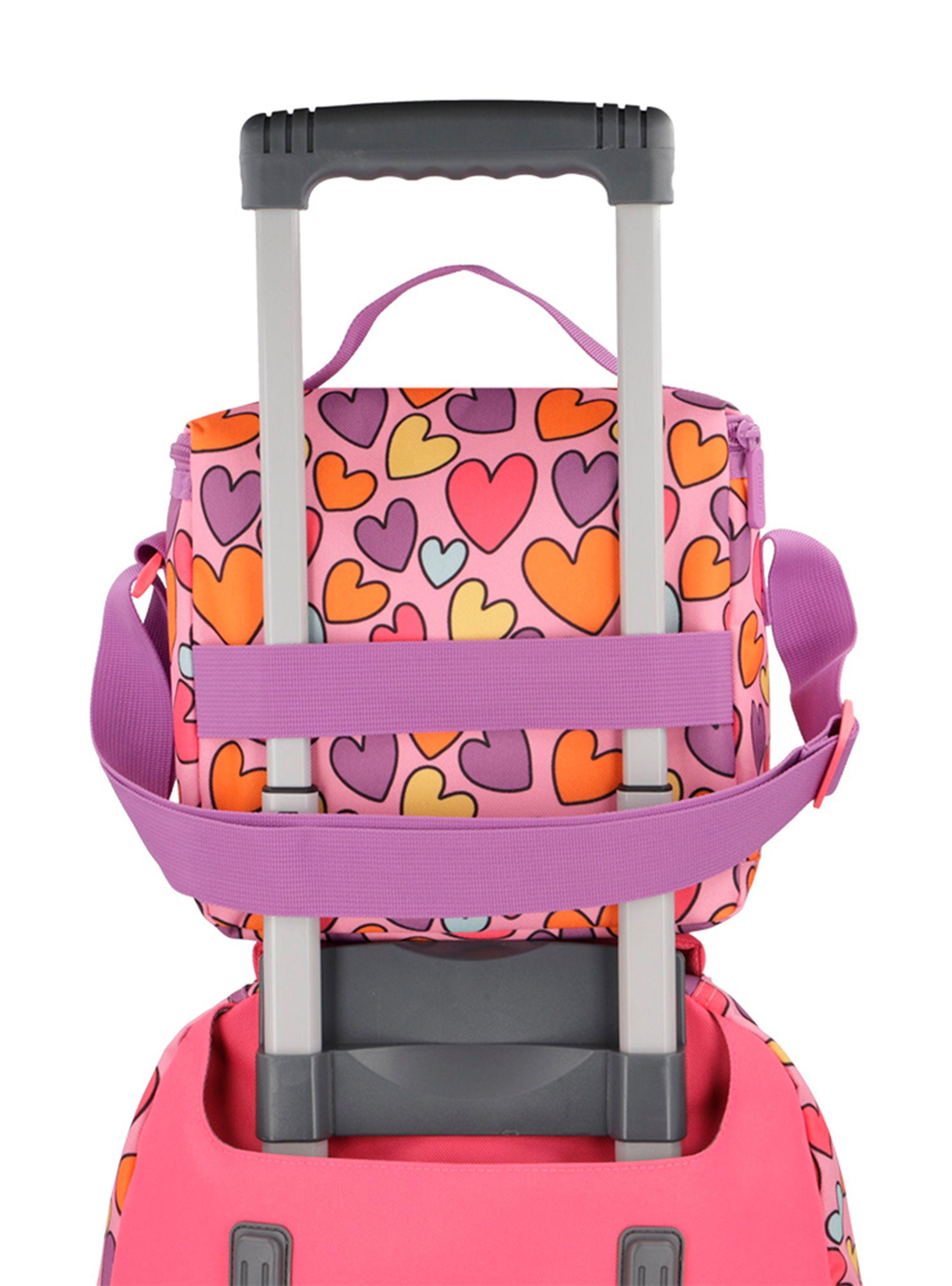 Pack Mochila con Ruedas Run 5Xt Panda Rosado-3