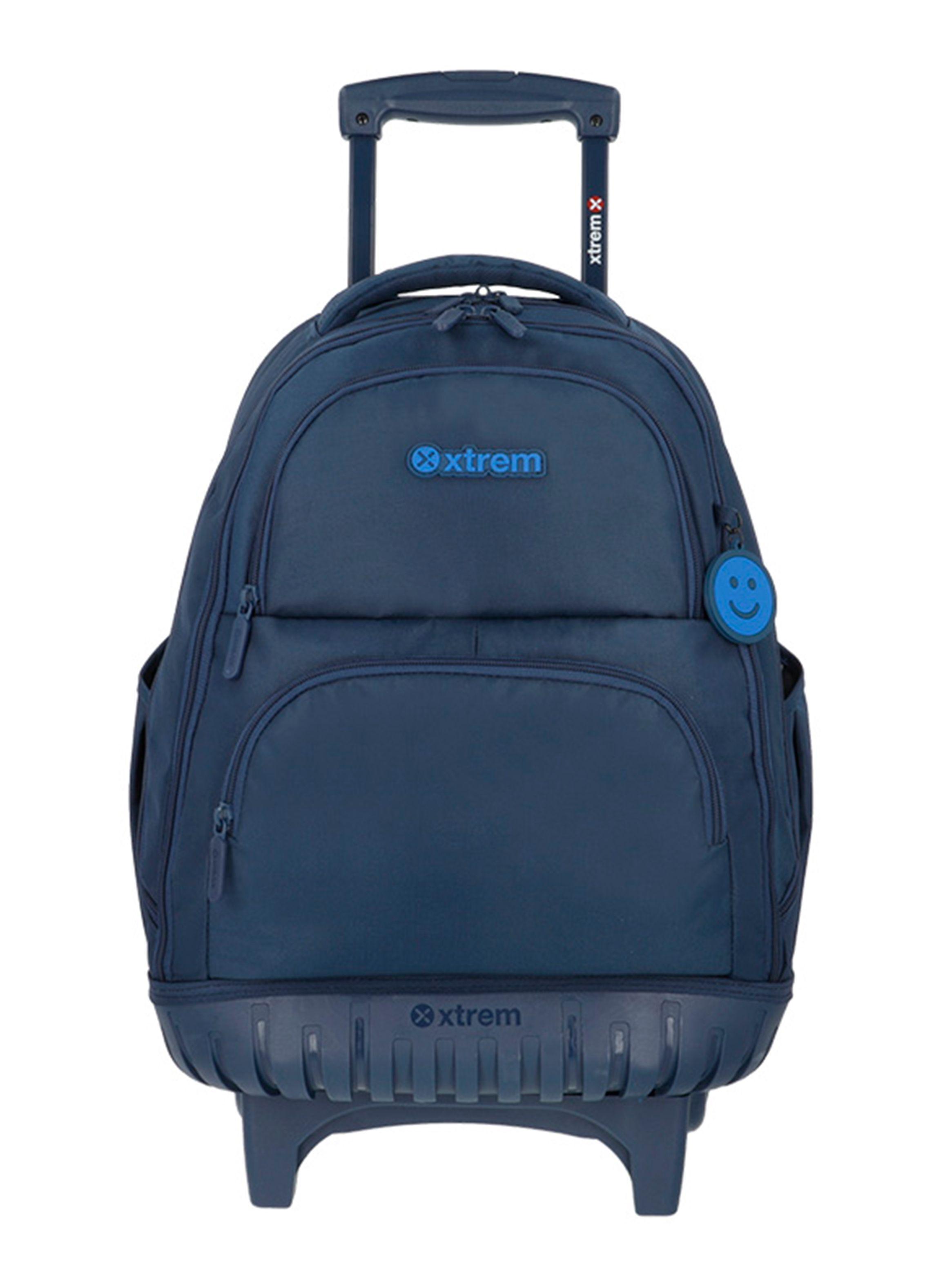 Mochila Con Ruedas Cross 2.0 5Xt Azul Marino-0