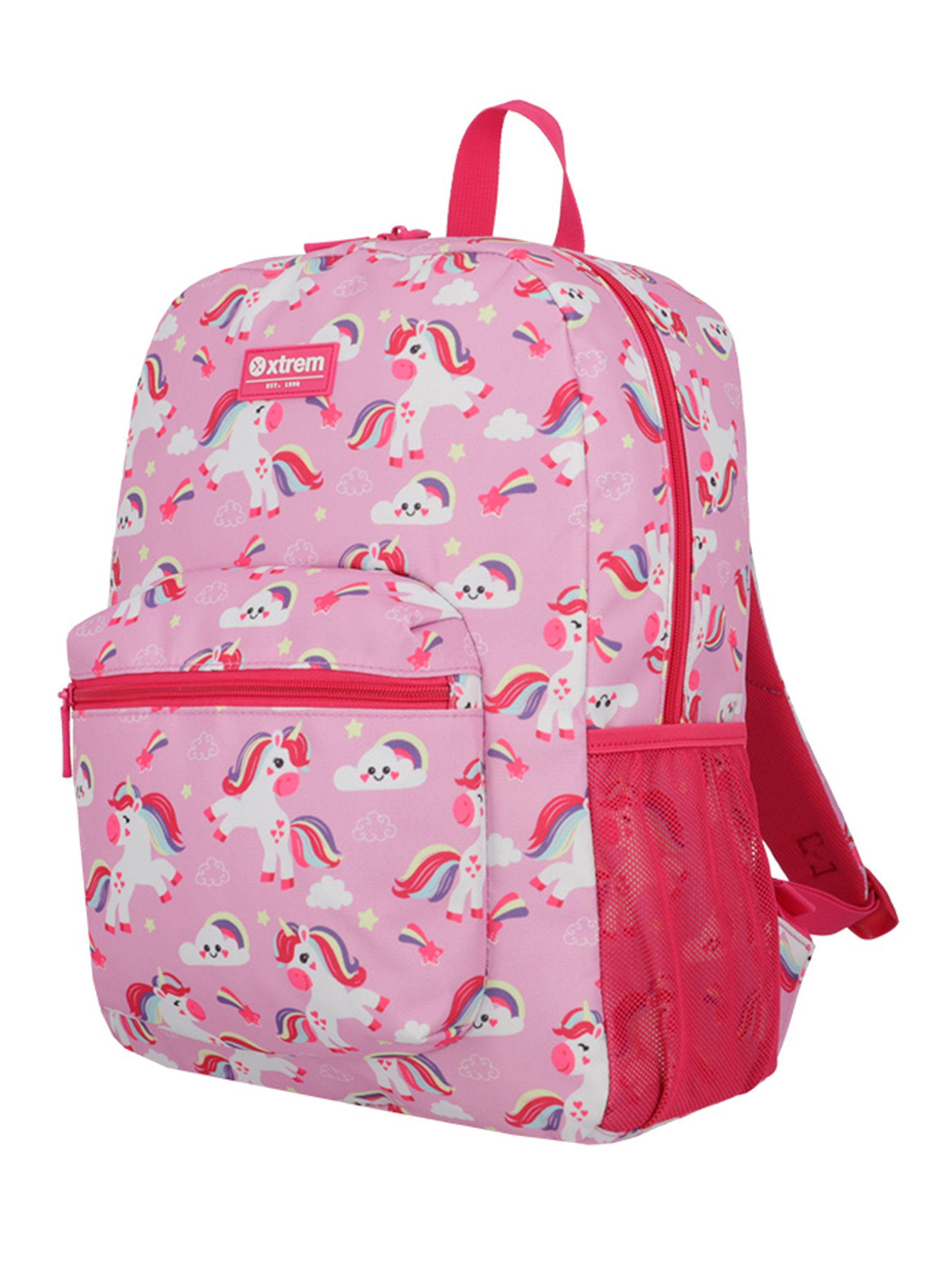 Triple Pack 5Xt Mochila Niña Unicornio Púrpura-1