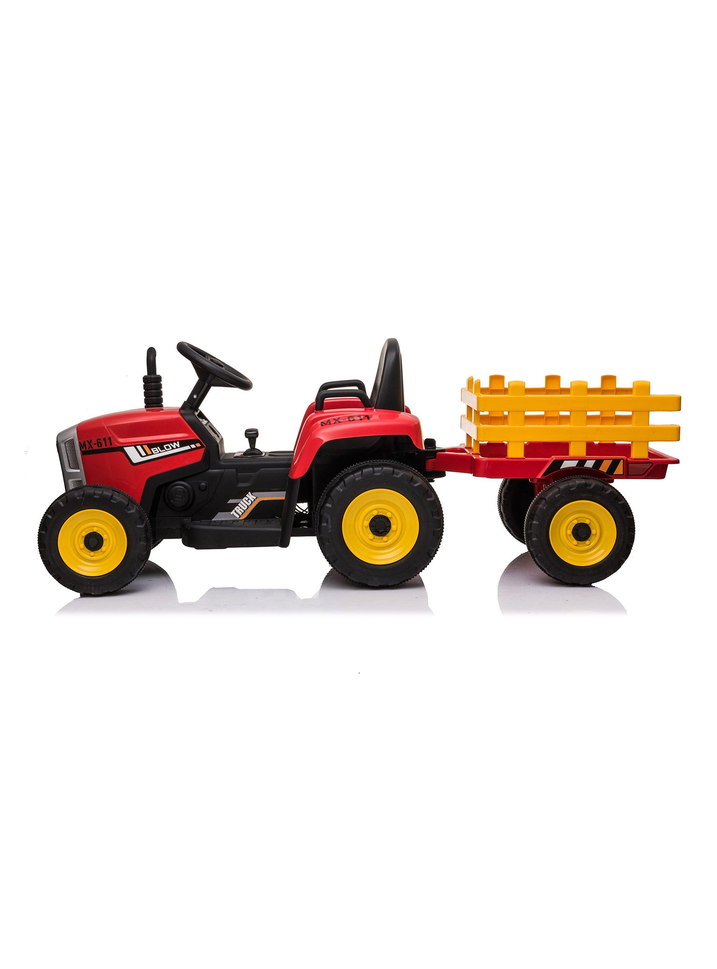 Tractor Infantil 12V Rojo-2