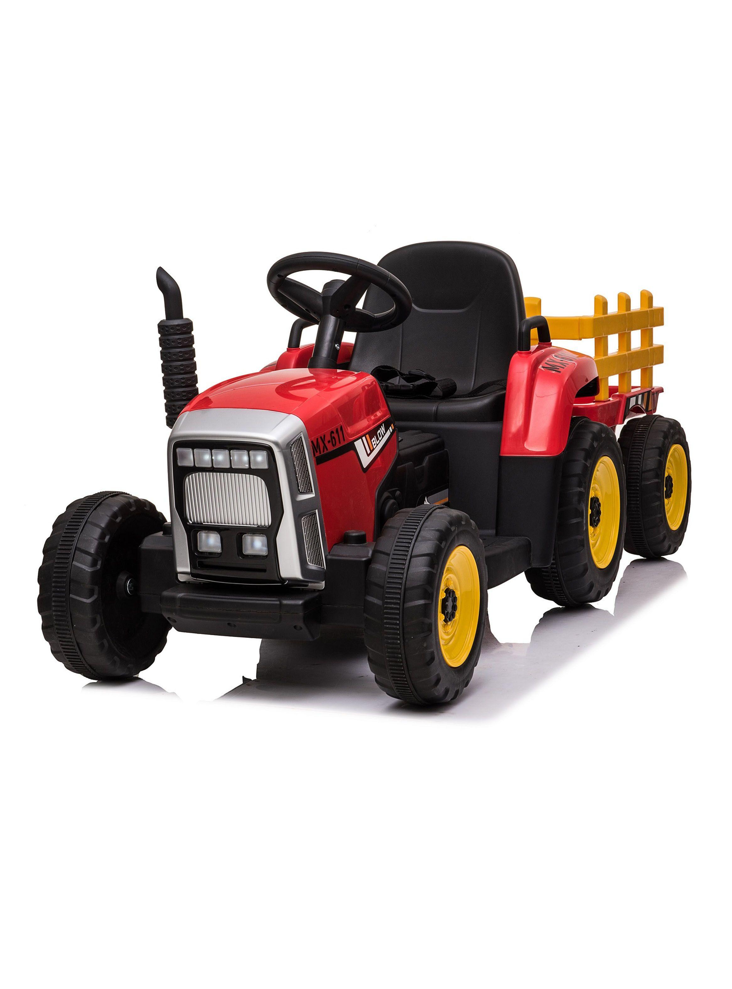 Tractor Infantil 12V Rojo-1
