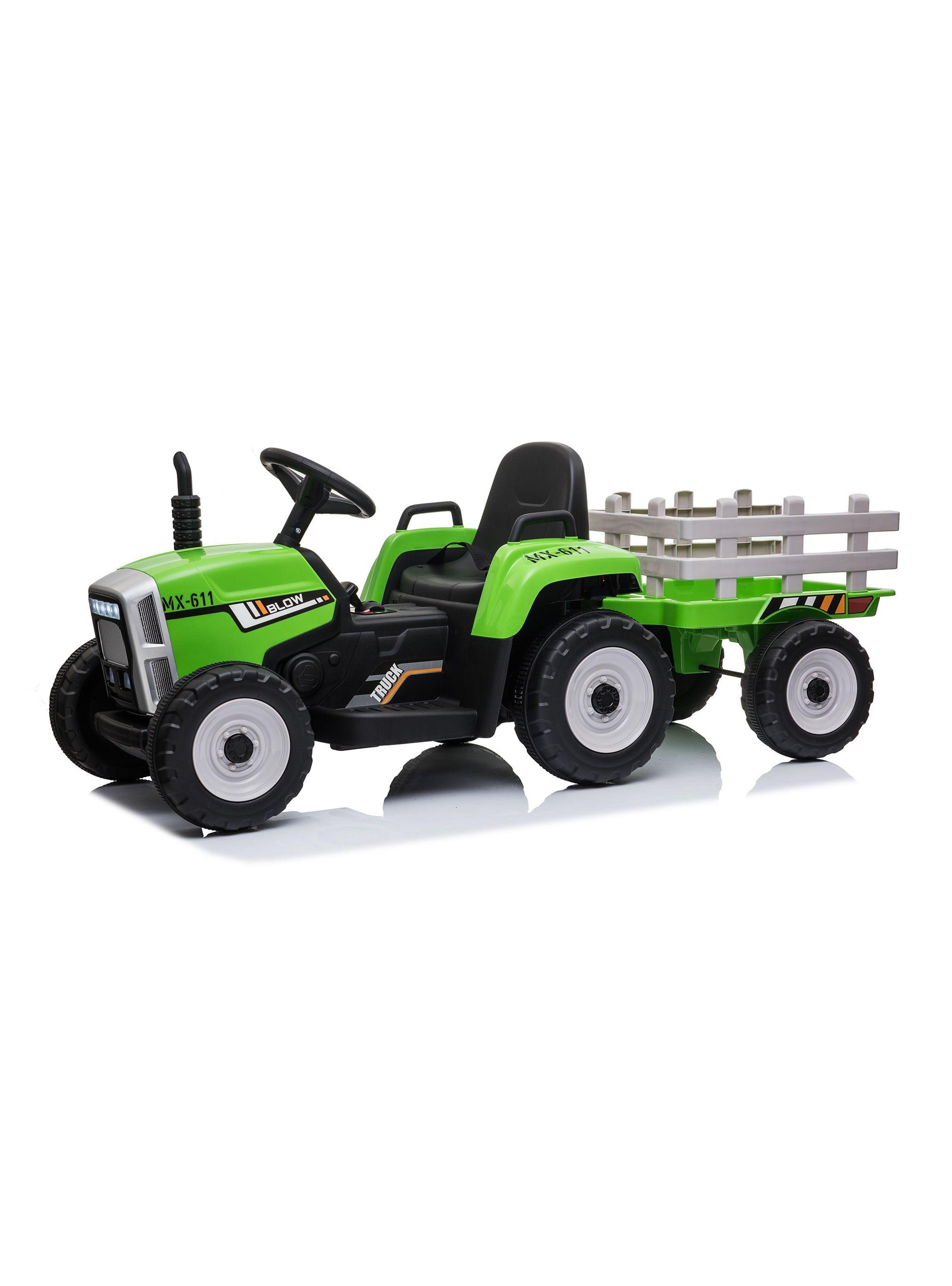 Tractor Infantil 12V Verde-2