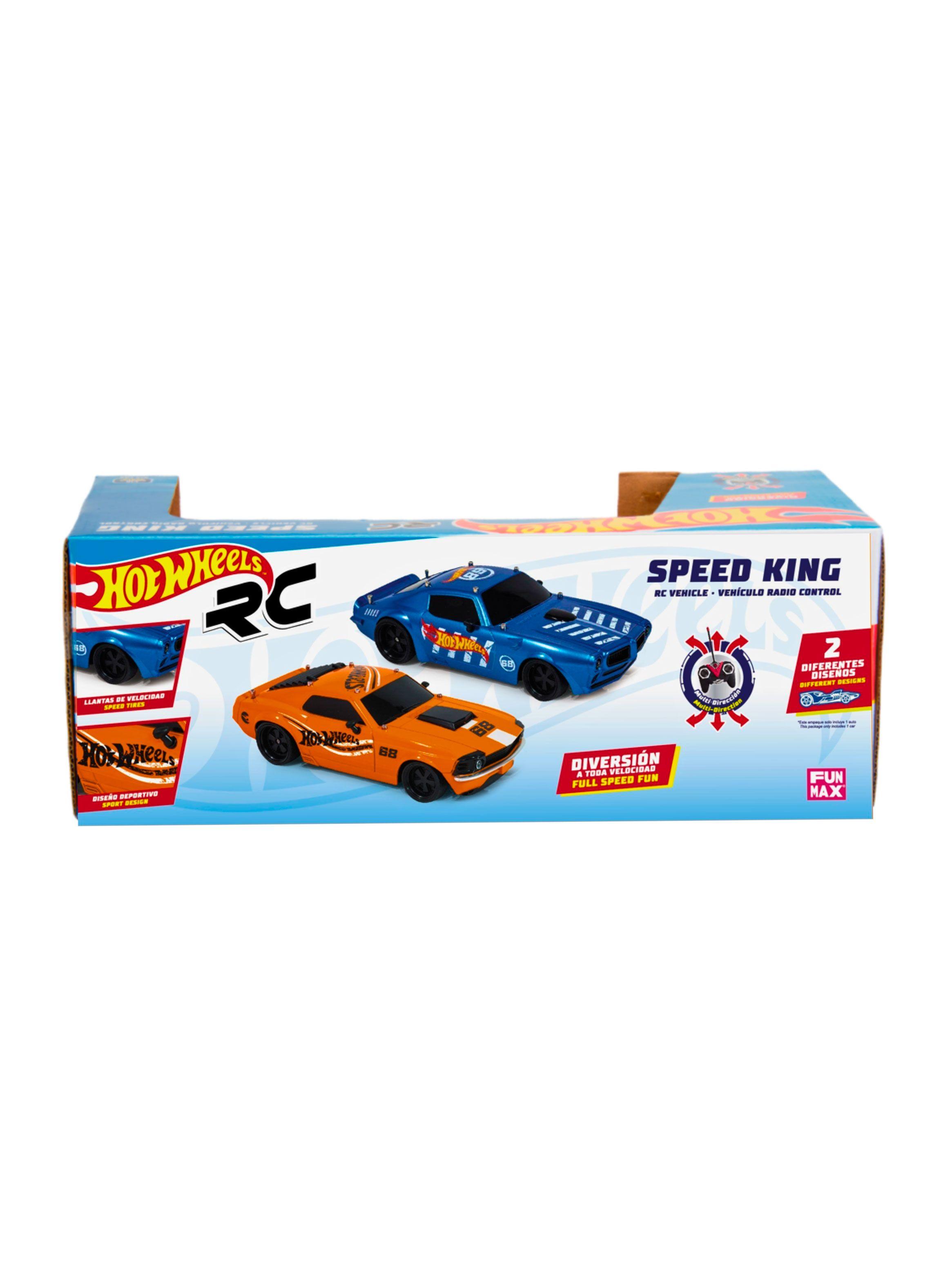 Auto a Control Remoto 1:18 Speed King Azul-2