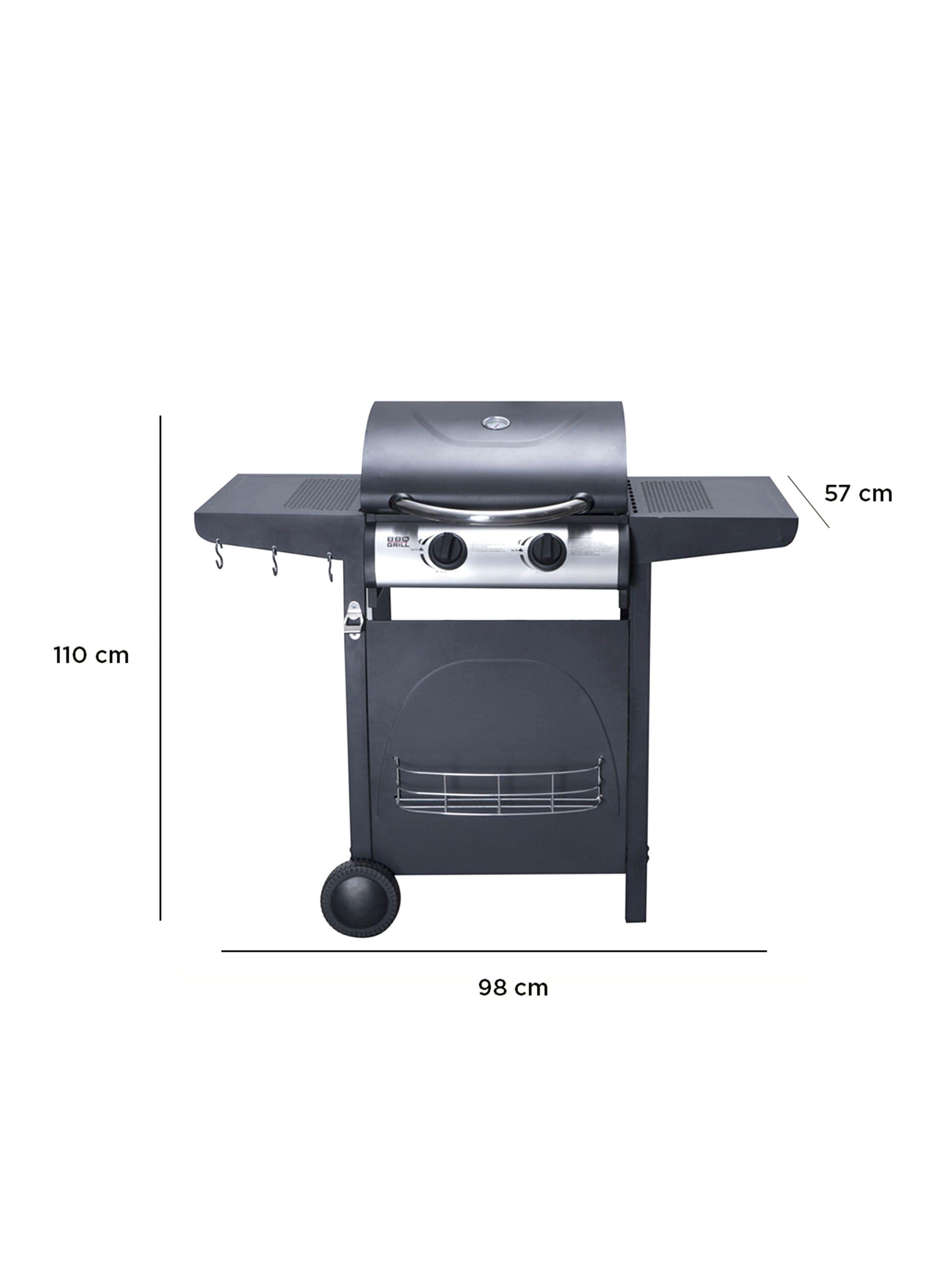 Parrilla a Gas BBQ Grill Houston Pro 2 Quemadores-3