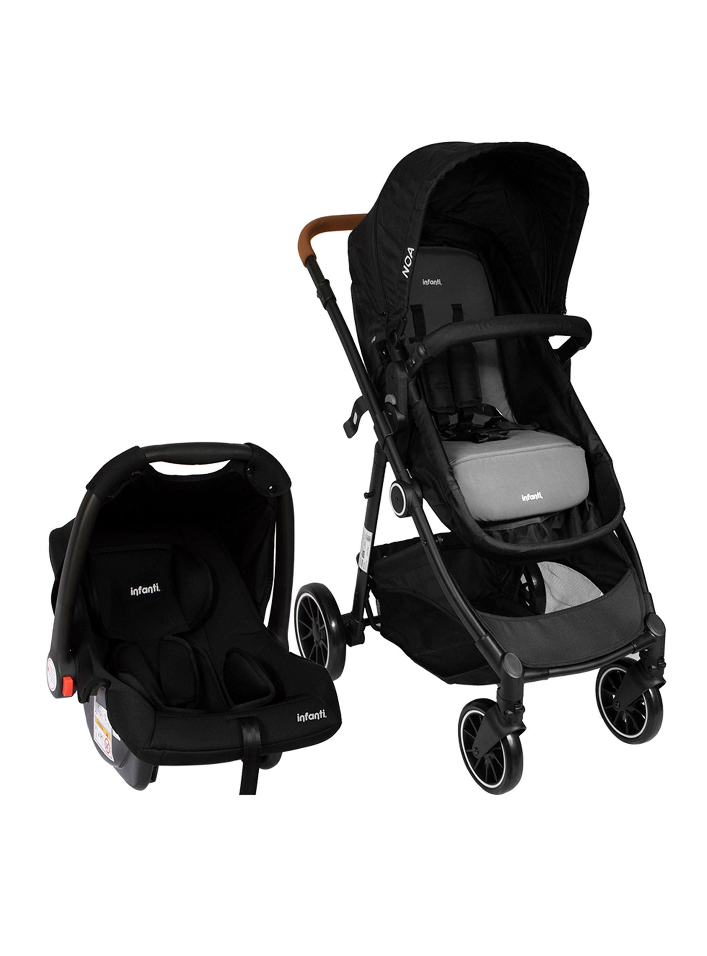 Coche Infanti Travel Noa Black Gris-0
