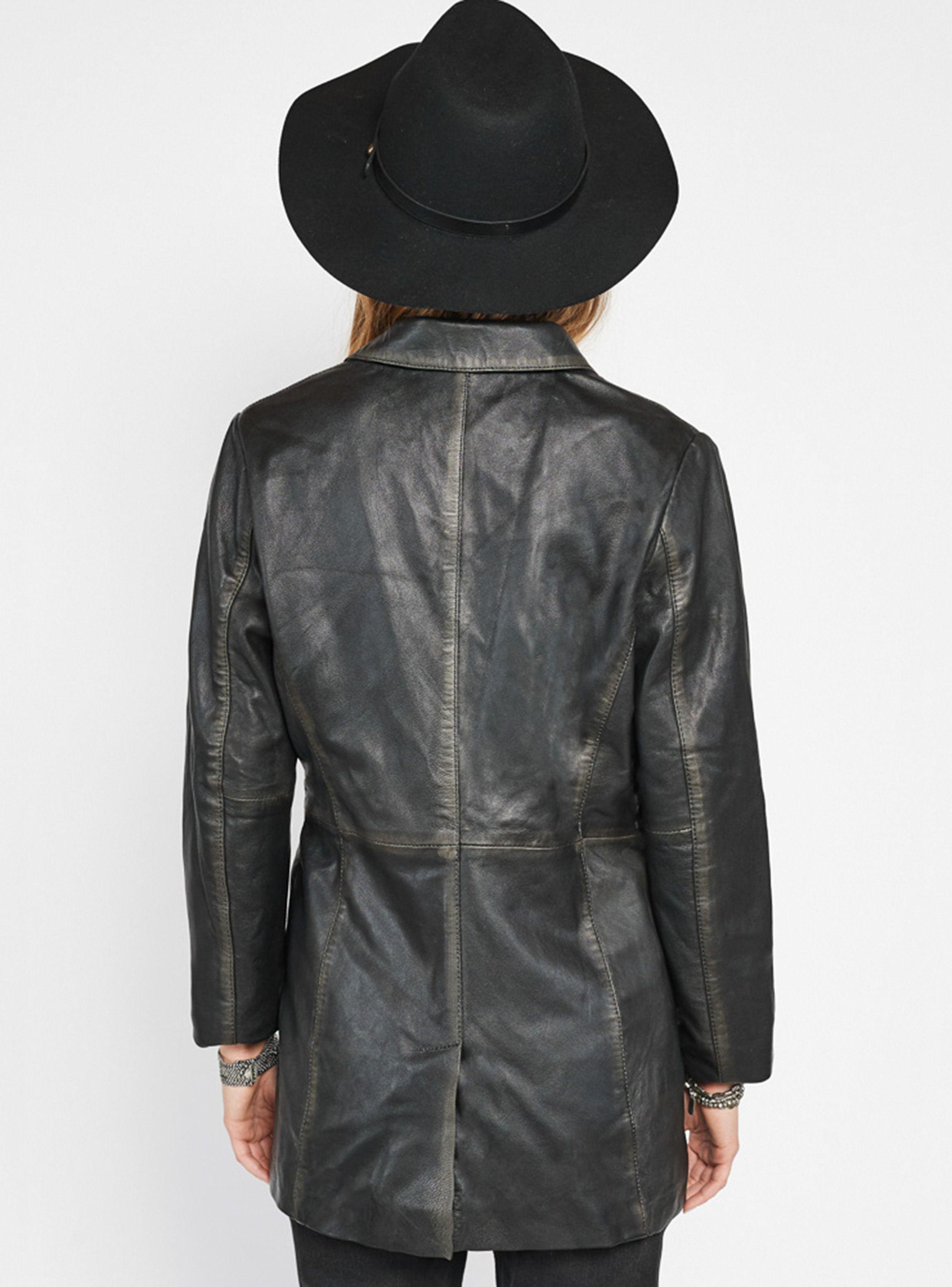 Blazer de Cuero Umbrale Woman-1