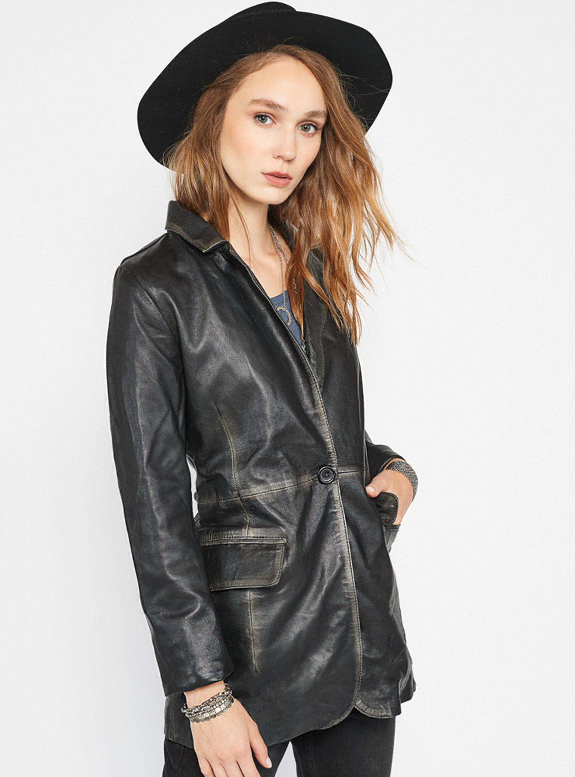 Blazer de Cuero Umbrale Woman-0