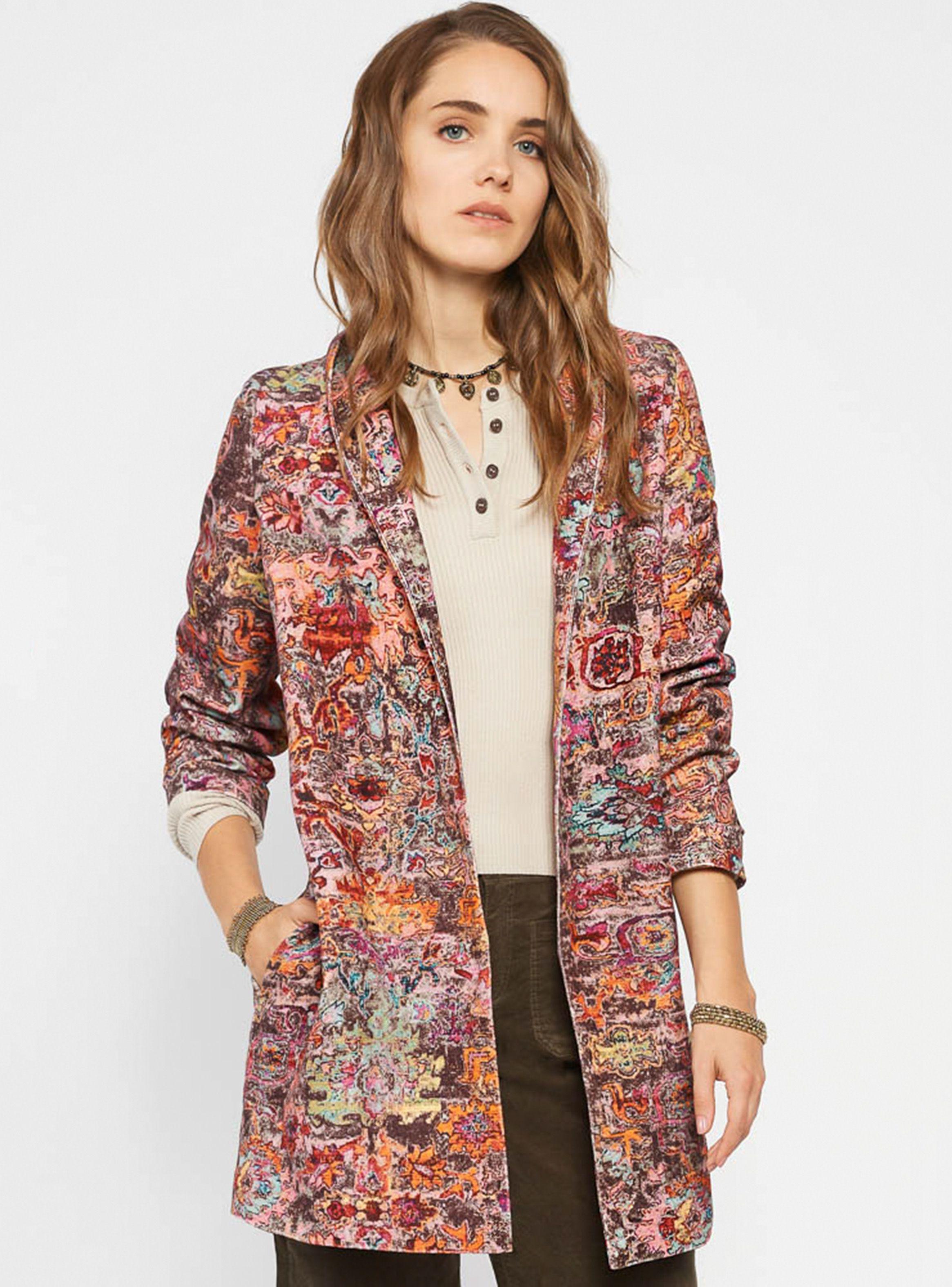 Chaleco Velve Print Kilim Umbrale Woman-0