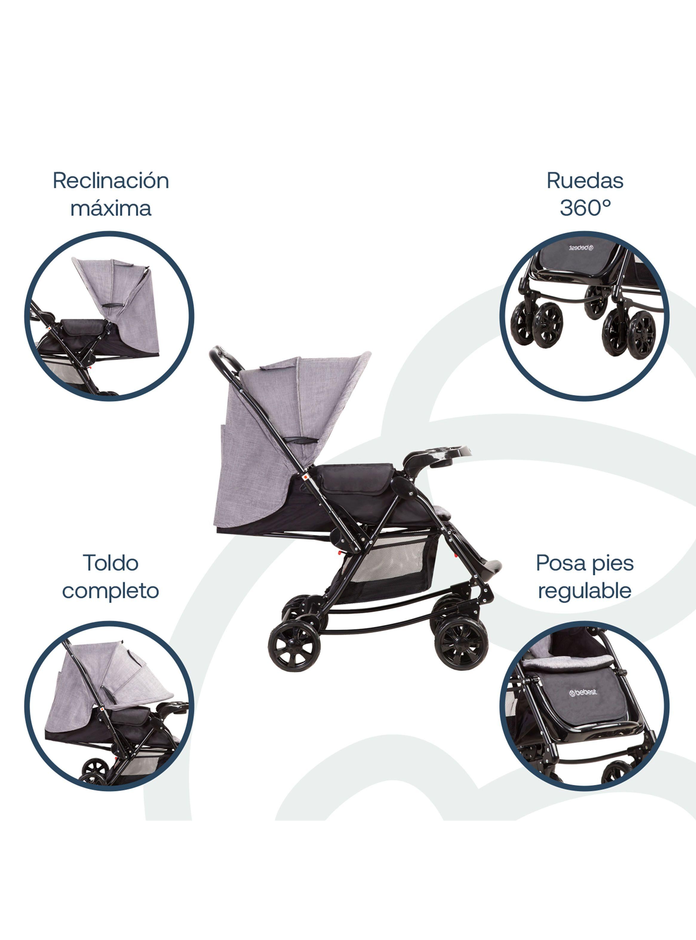 Coche Balancín Gris Sx Mel-2