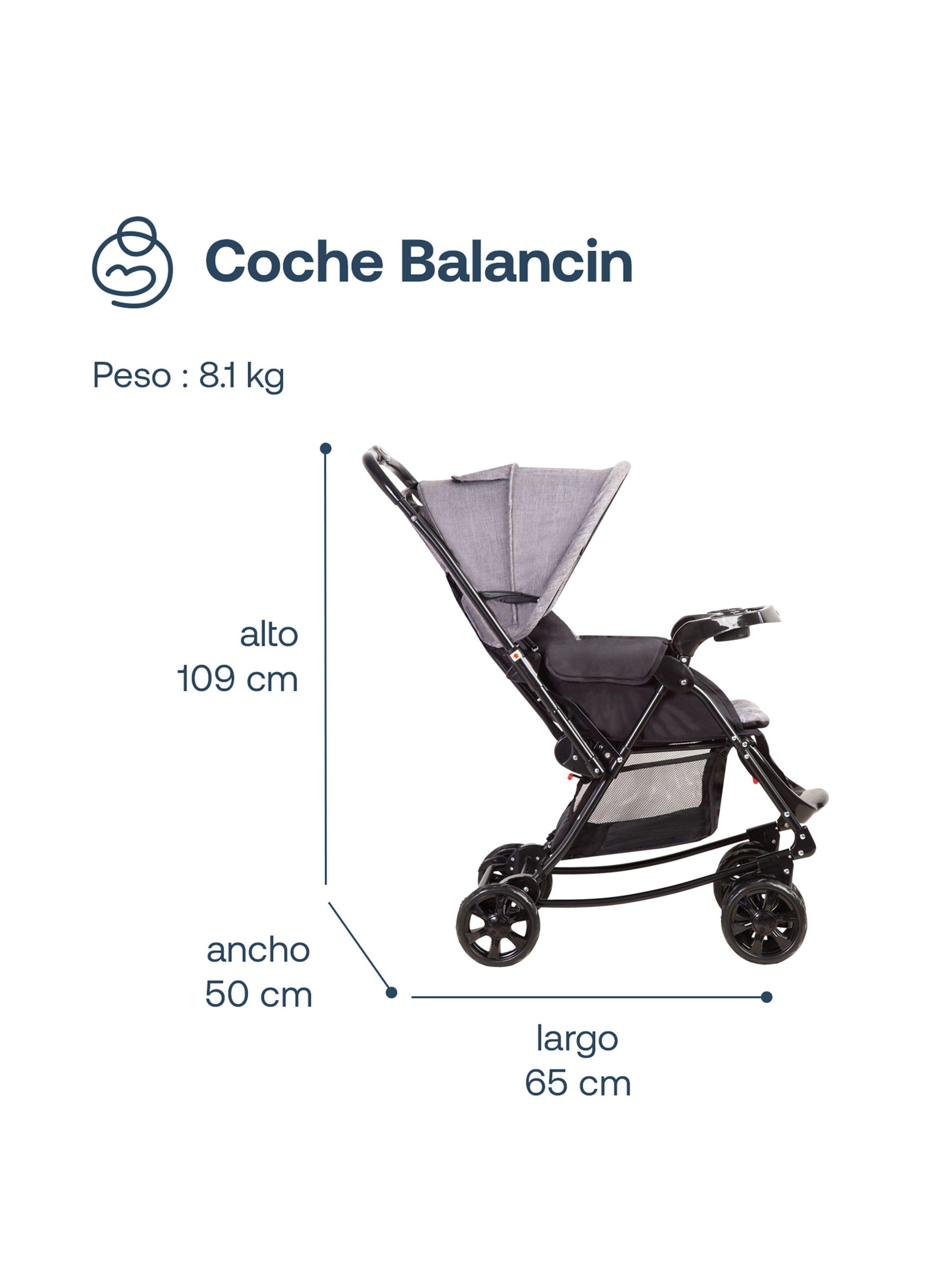 Coche Balancín Gris Sx Mel-5