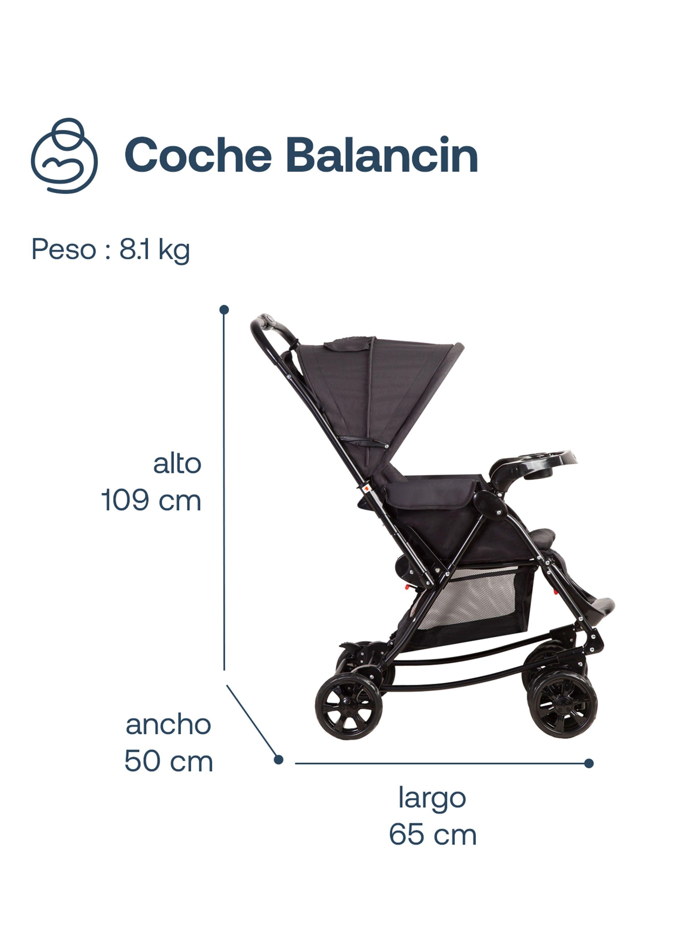 Coche Balancín Negro Sx Mel-5