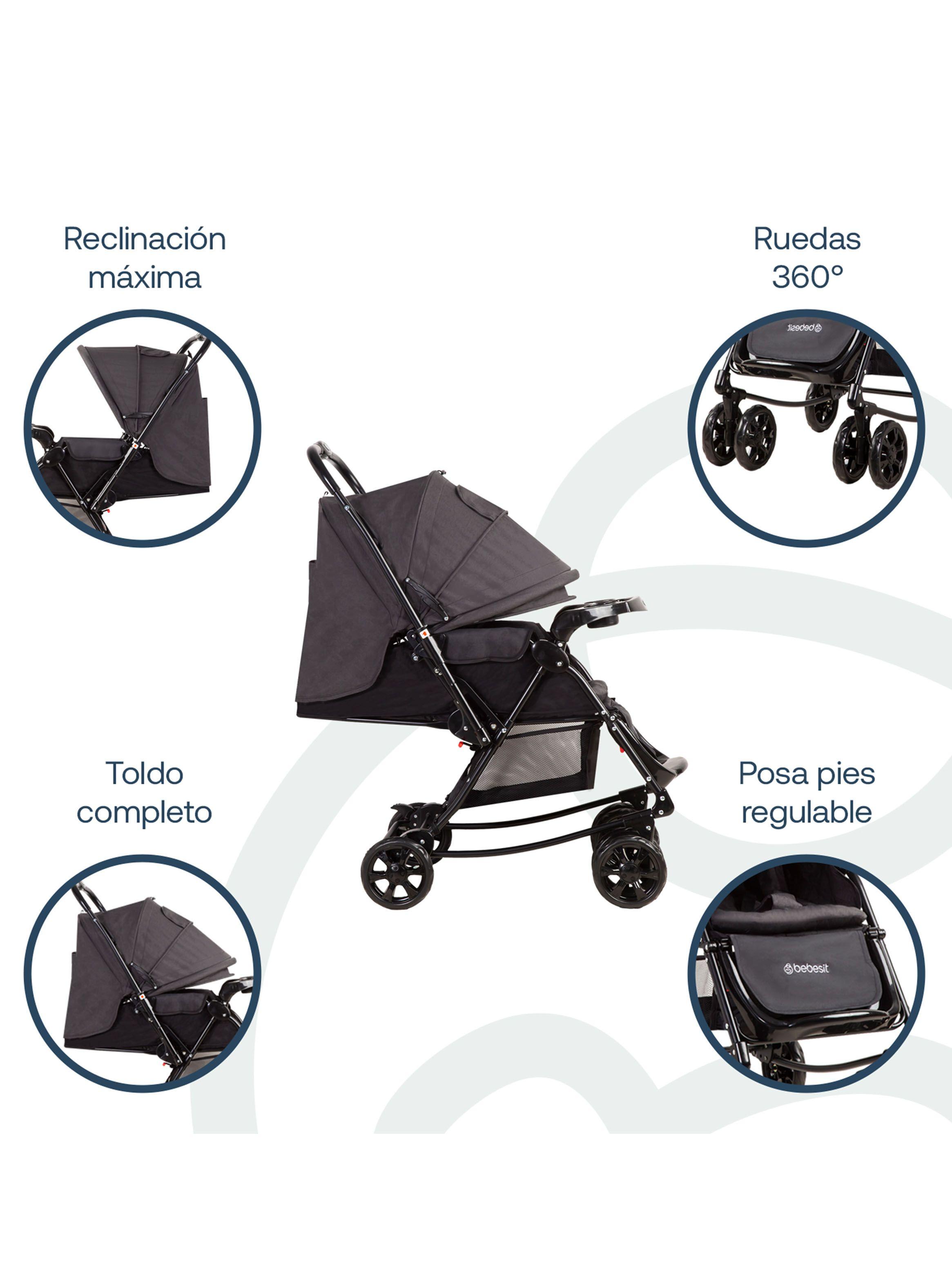 Coche Balancín Negro Sx Mel-4