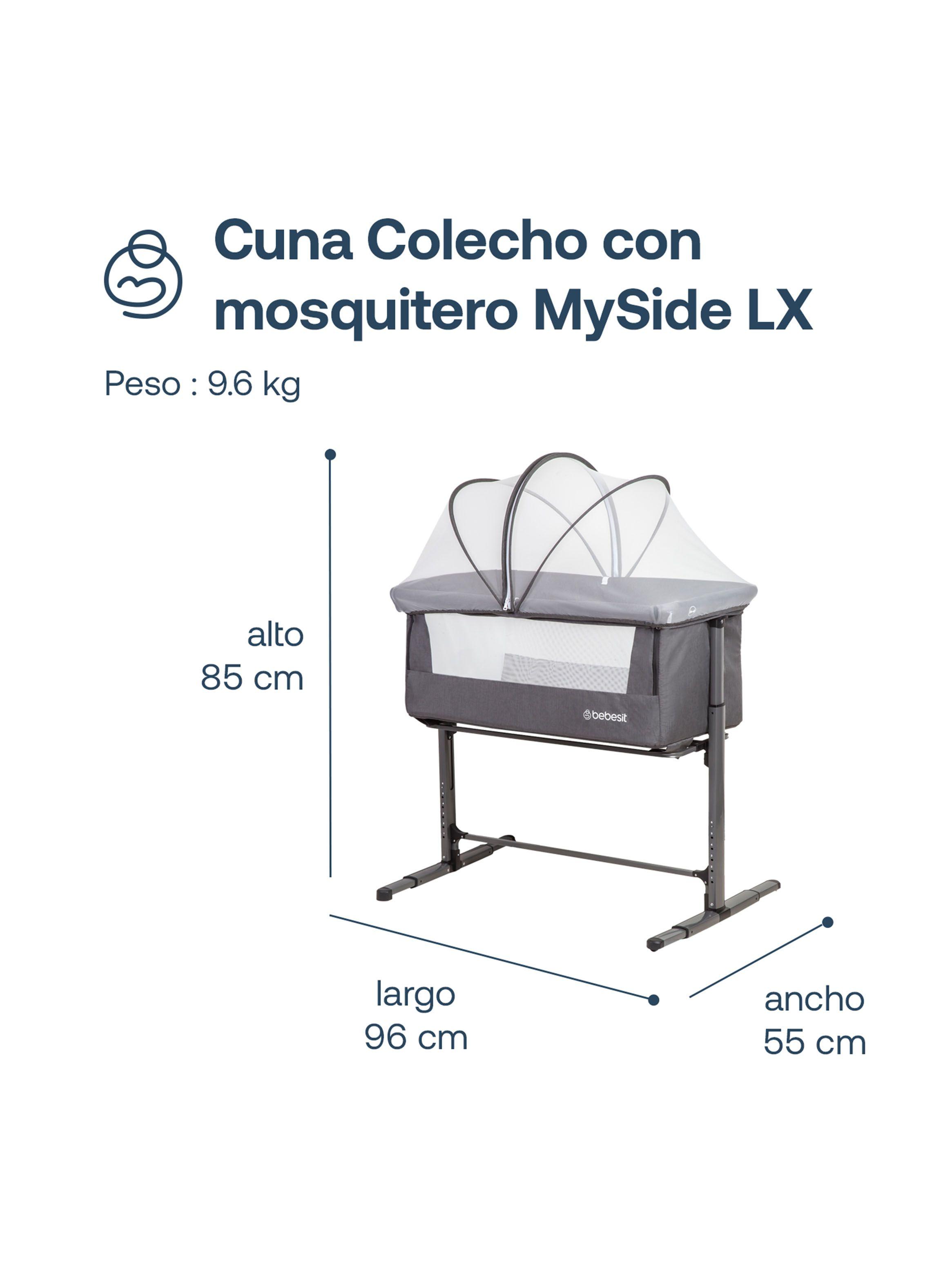 Cuna Myside Bebesit Lx Gris-5