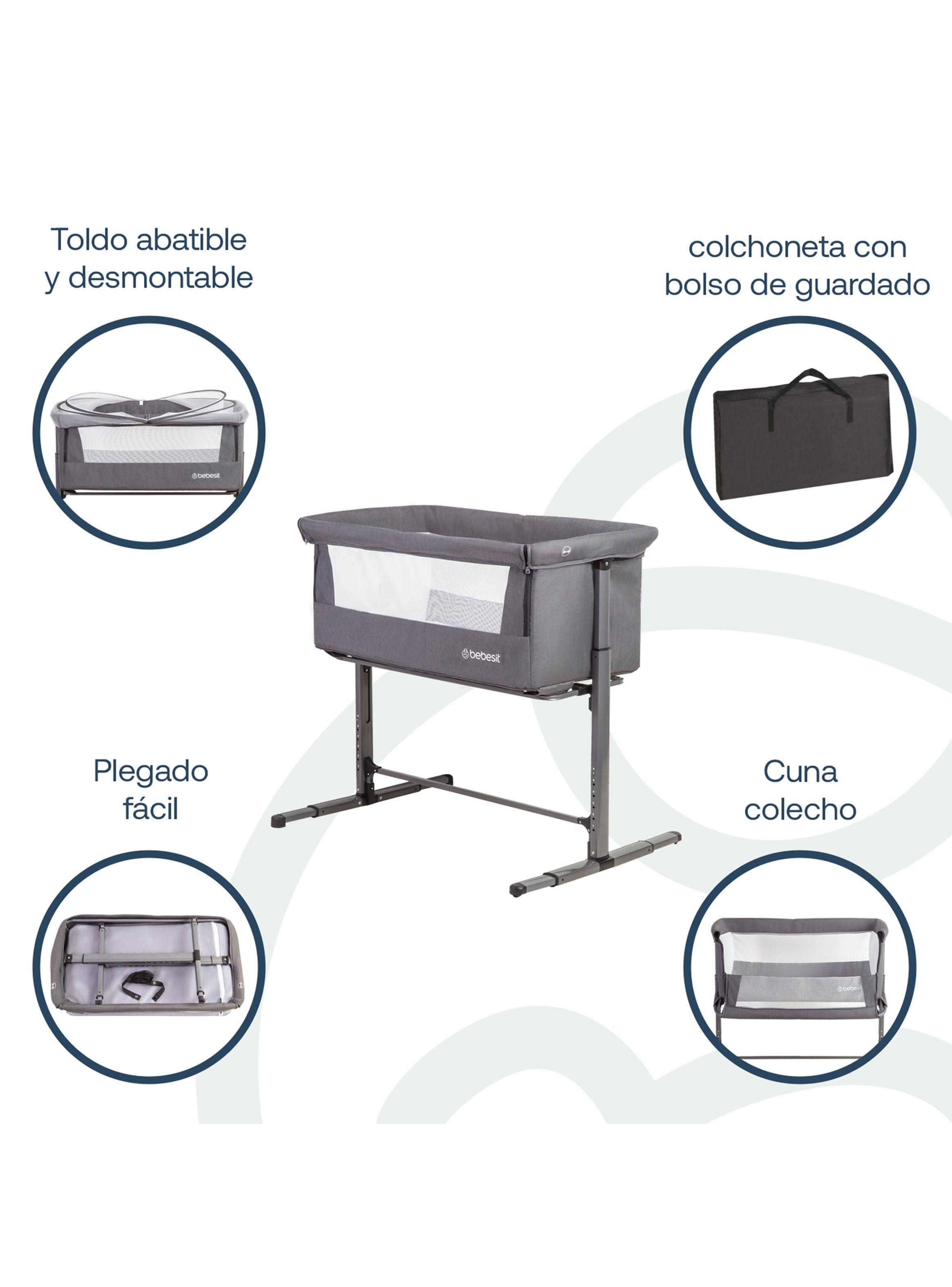 Cuna Myside Bebesit Lx Gris-2
