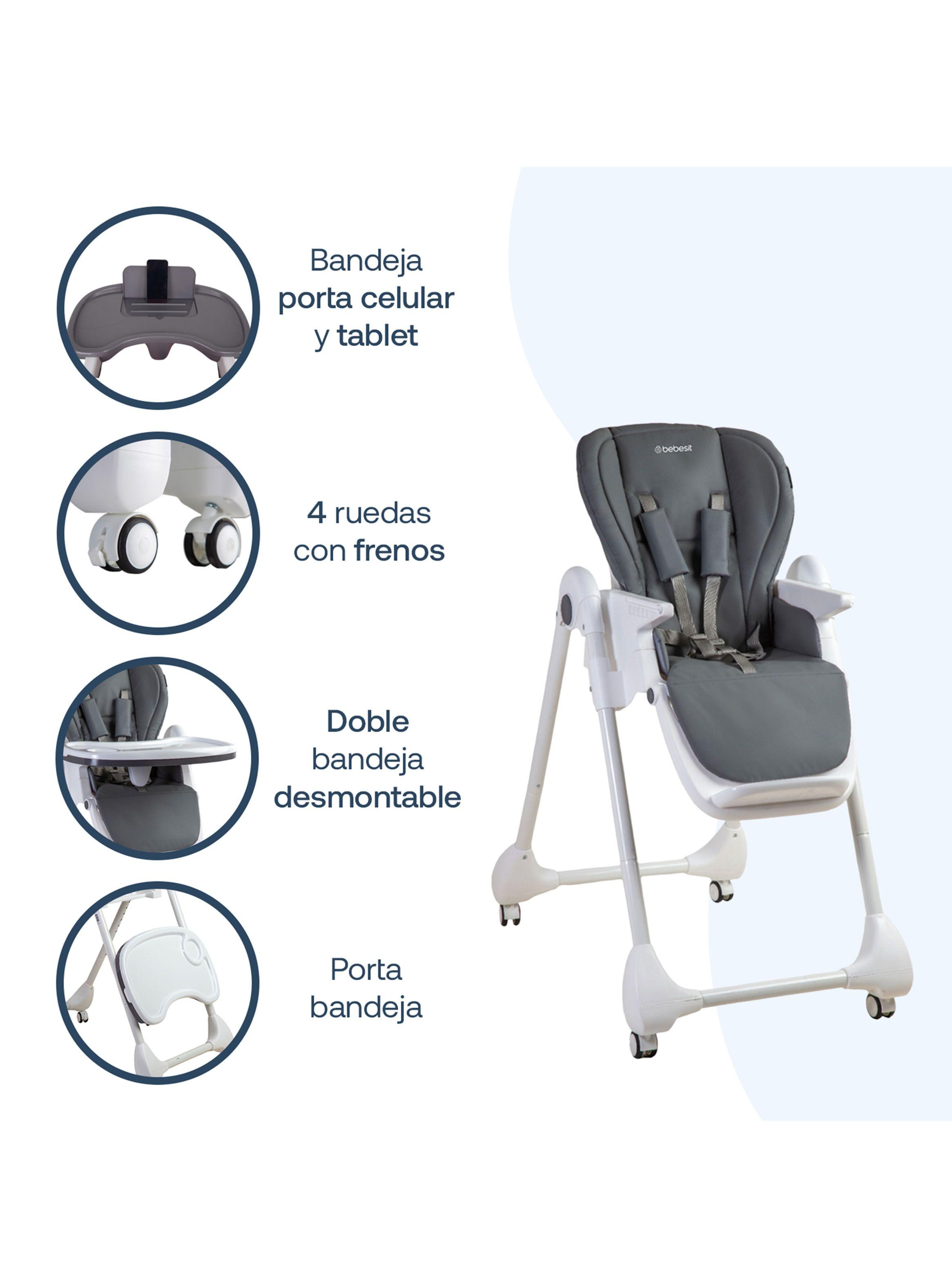Silla de Comer Easyfeed Gris-4