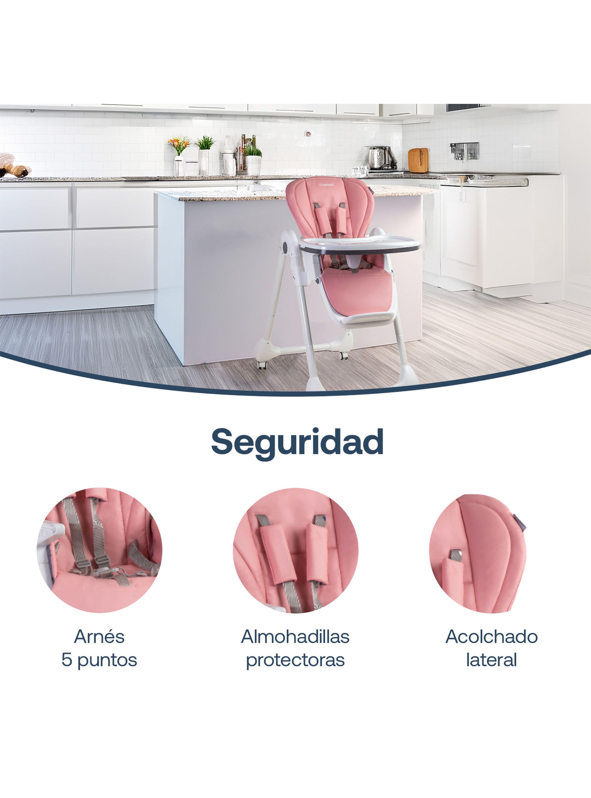Silla de Comer Easyfeed Rosado-5
