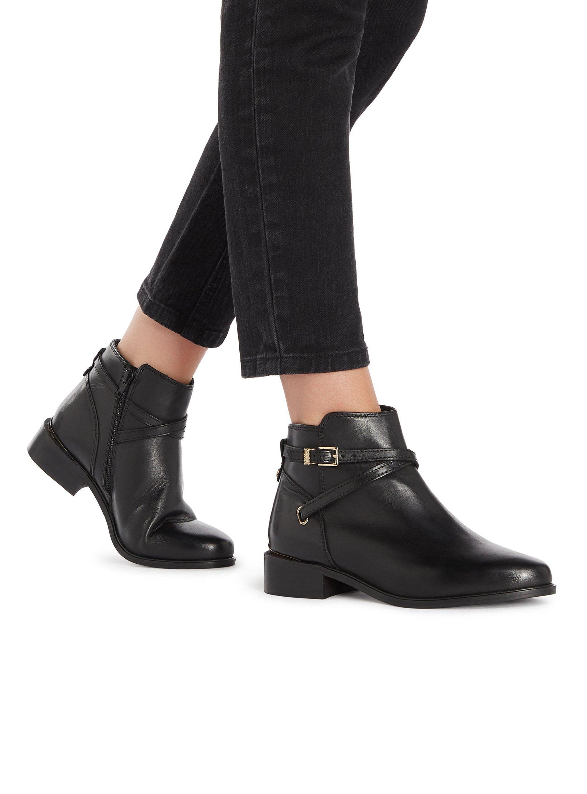 Botín Dune Peper Black Mujer-0