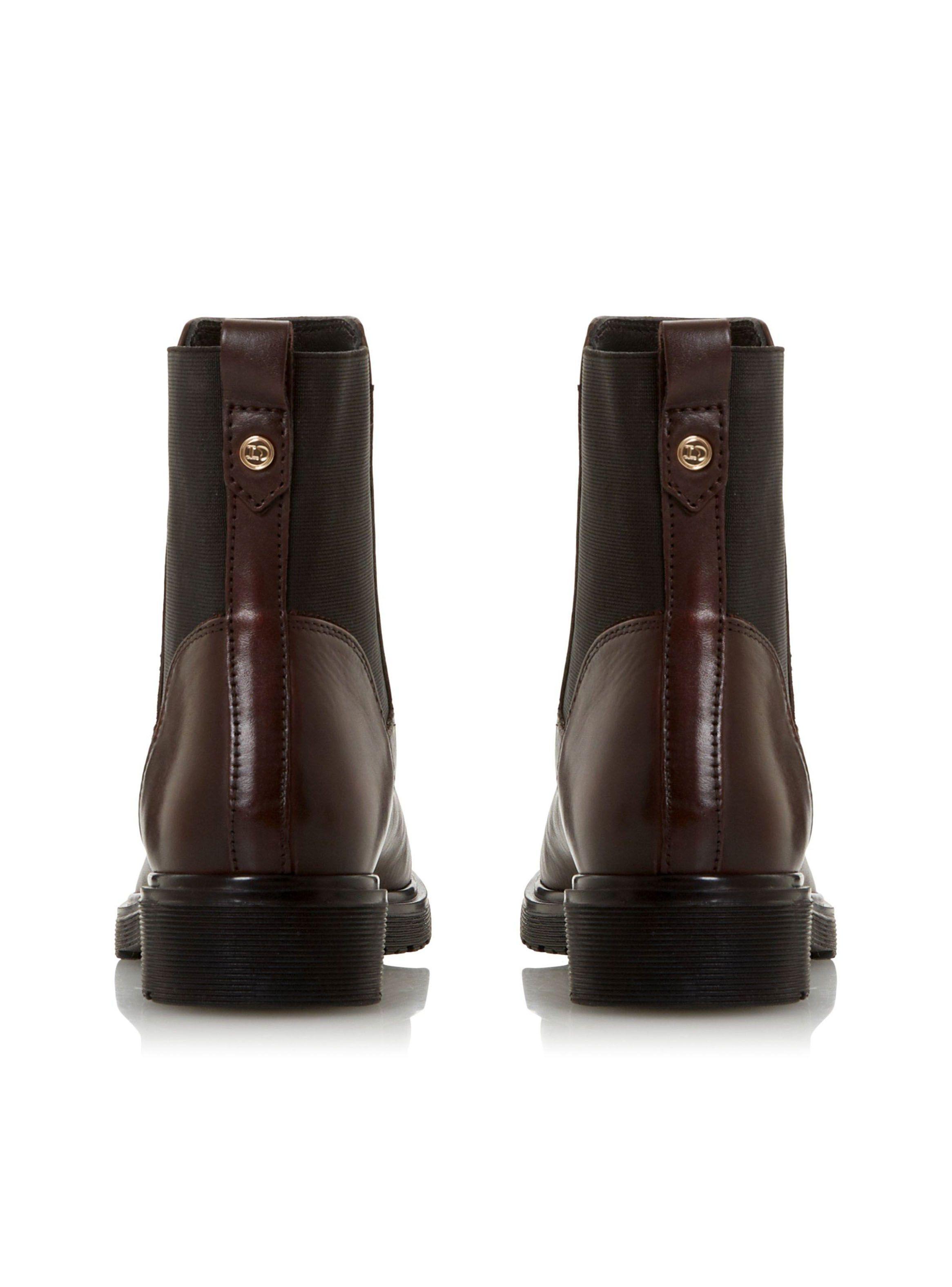 Botín Dune Paysan Burgundy Mujer-5