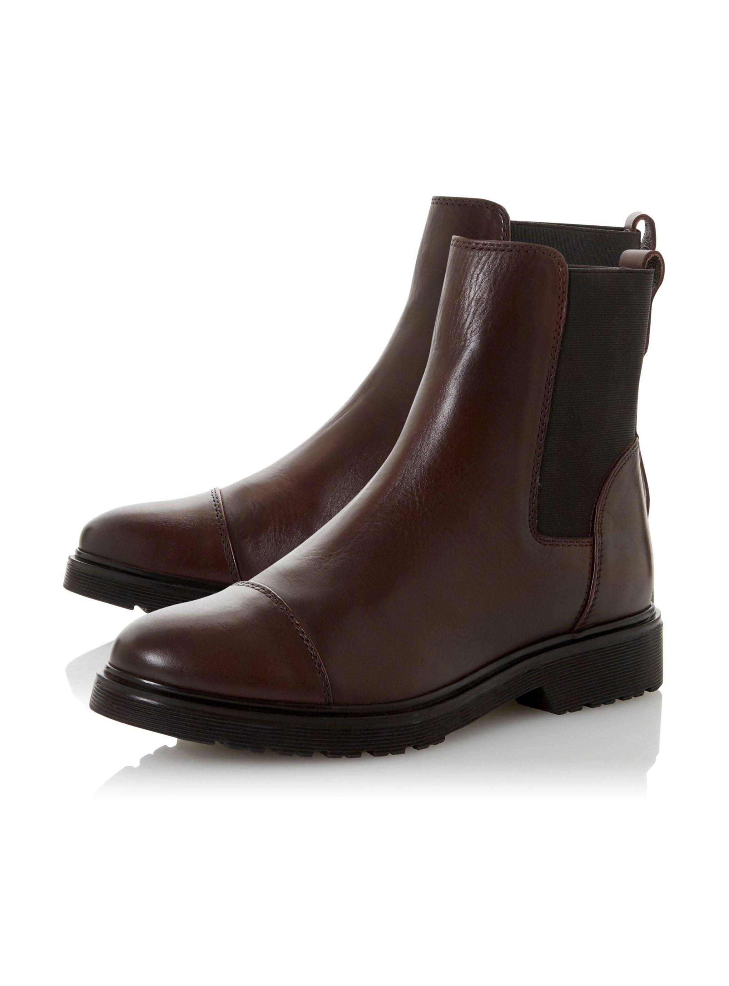 Botín Dune Paysan Burgundy Mujer-4