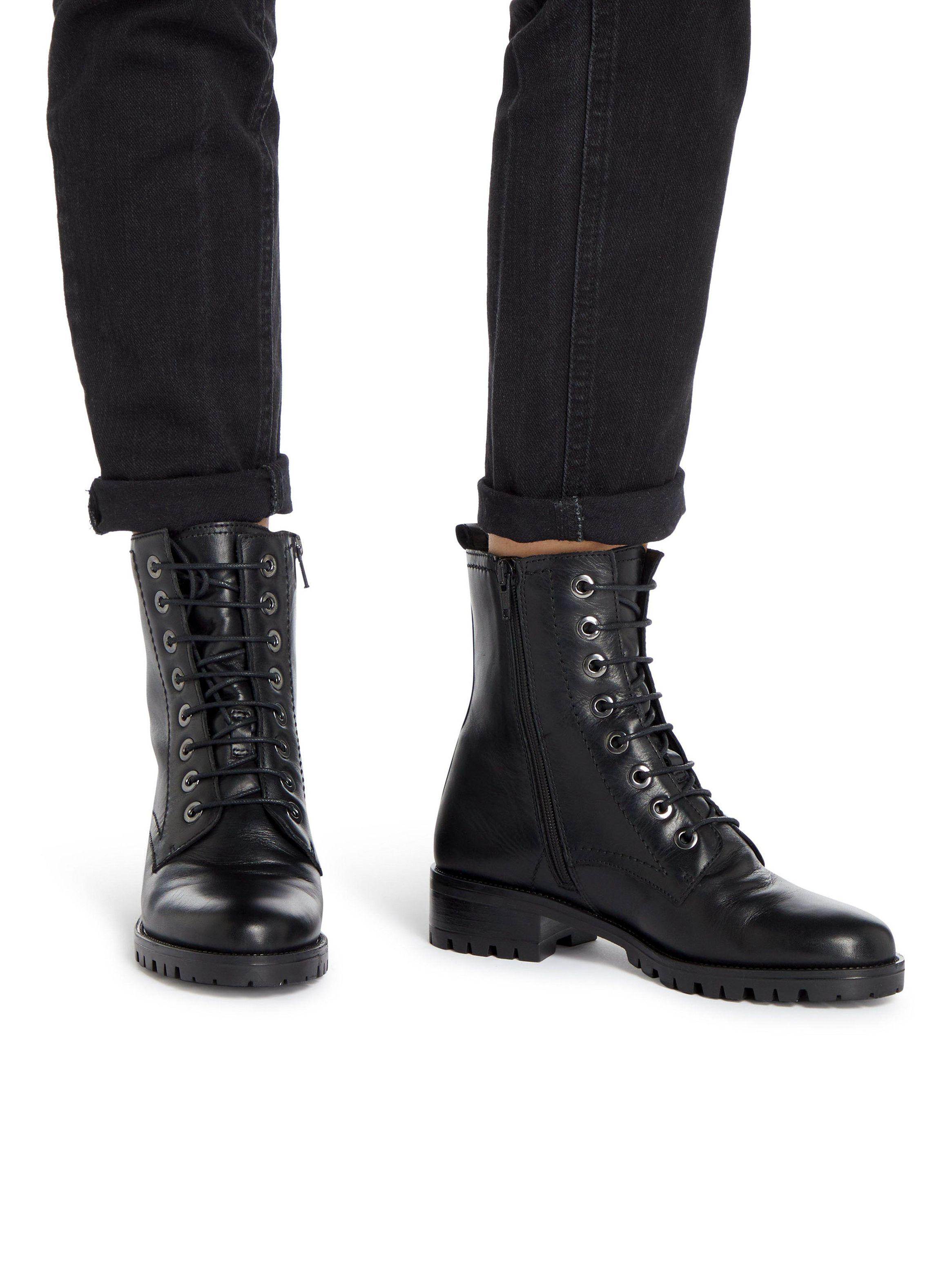 Botas Dune Prestone Black Mujer-0