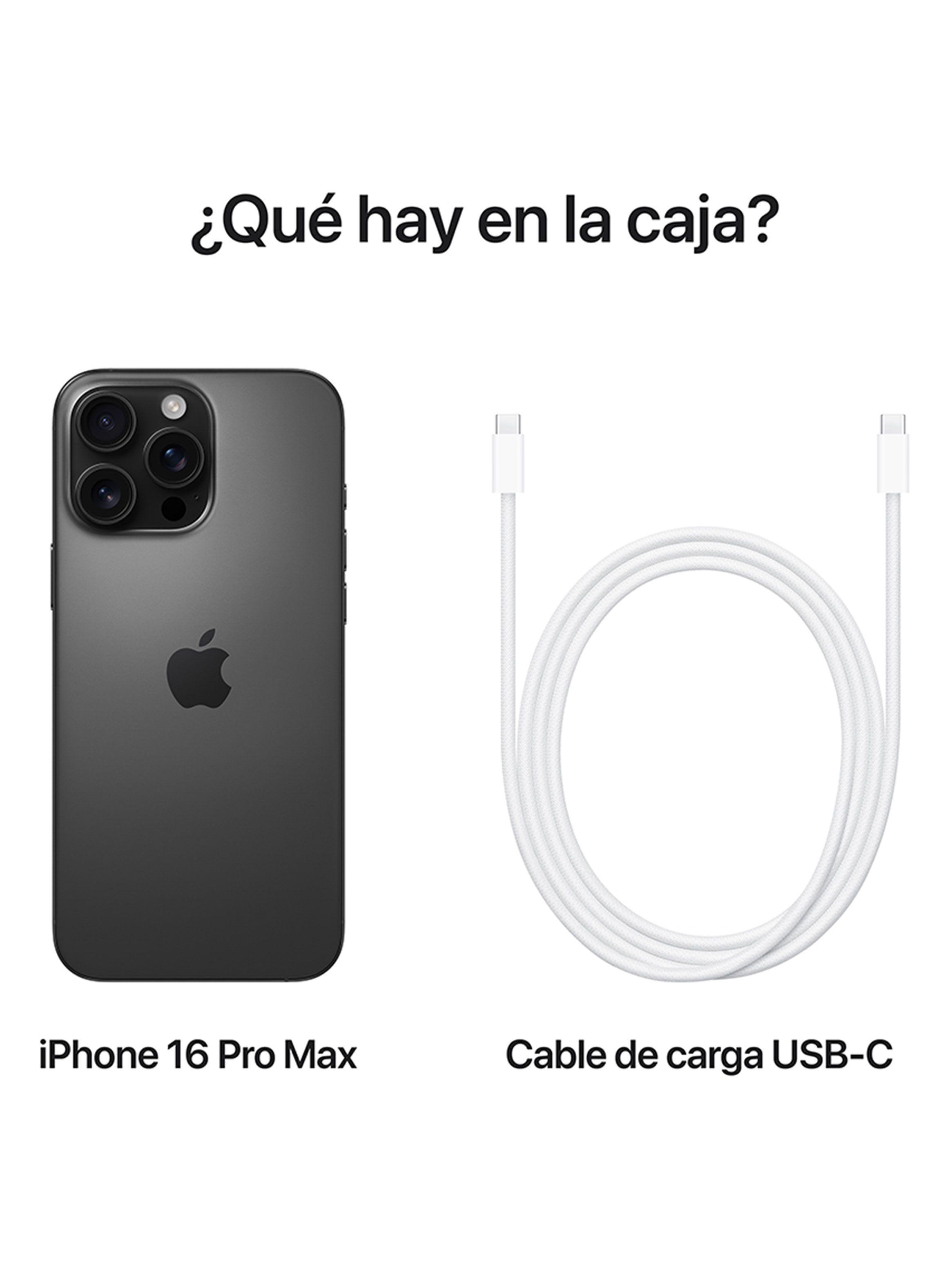 iPhone 16 Pro Max 256GB Titanio Negro Liberado-2