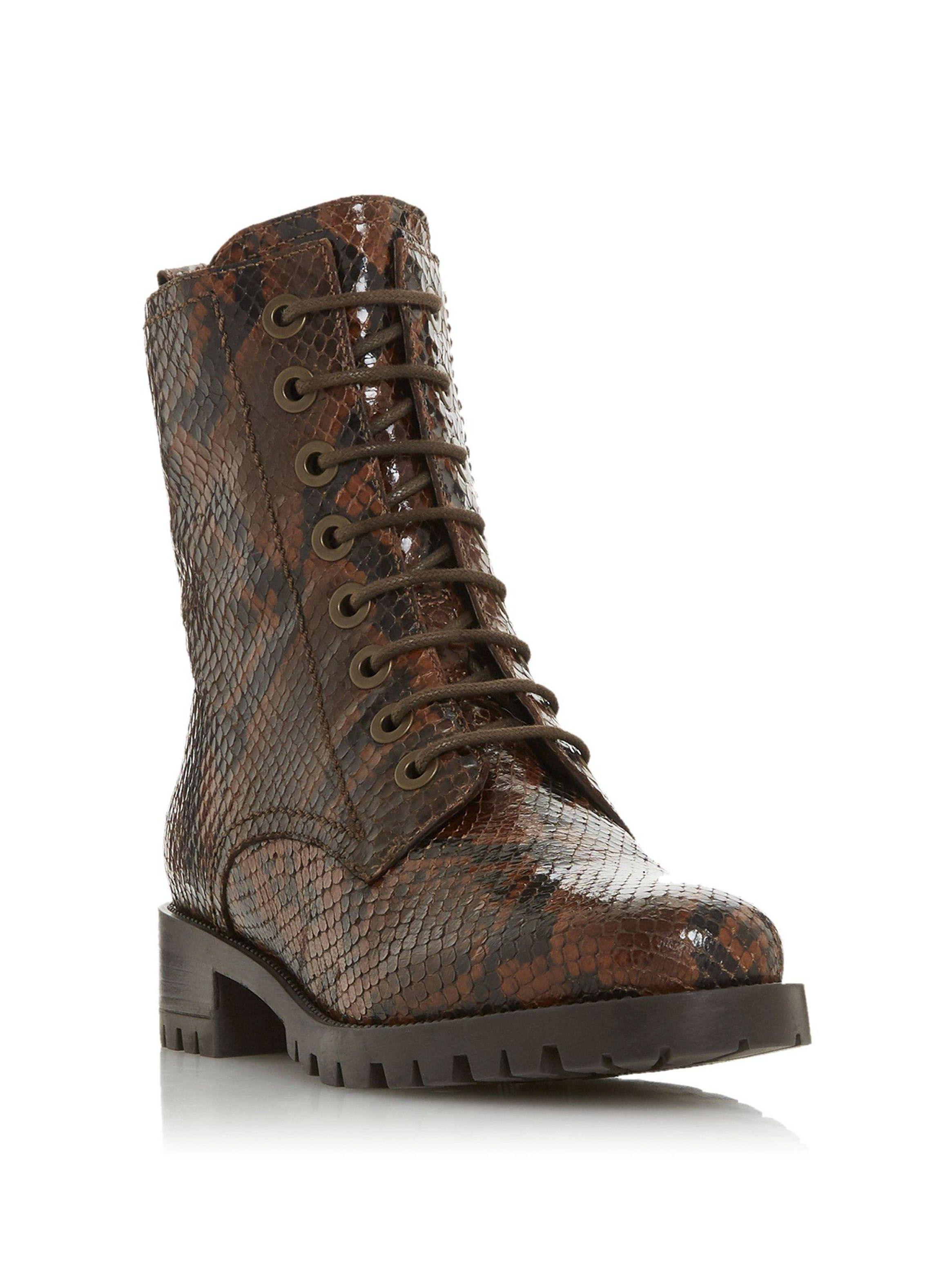 Botas Dune Prestone Reptile Mujer-2